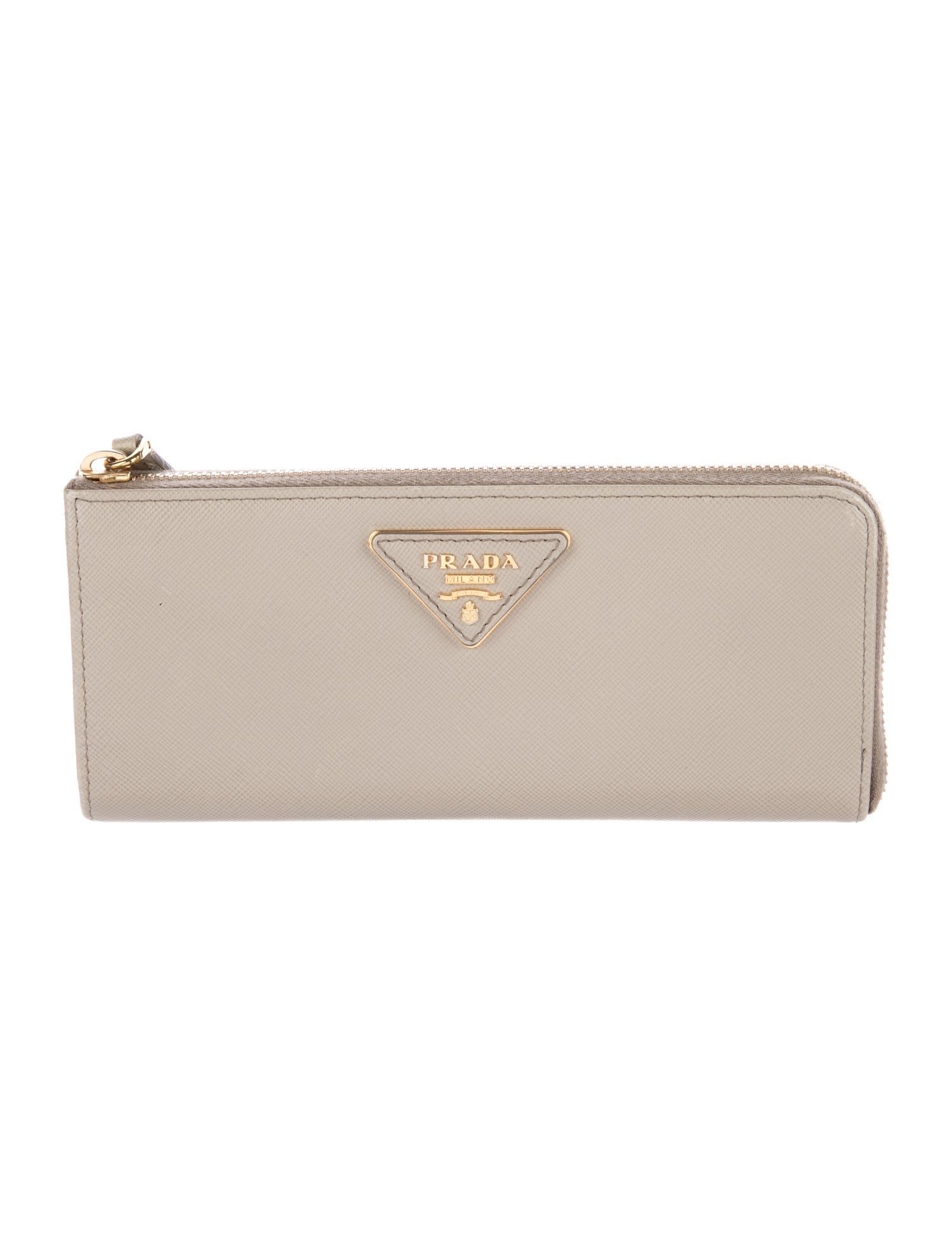 Prada Saffiano Metal Leather Continental Wallet