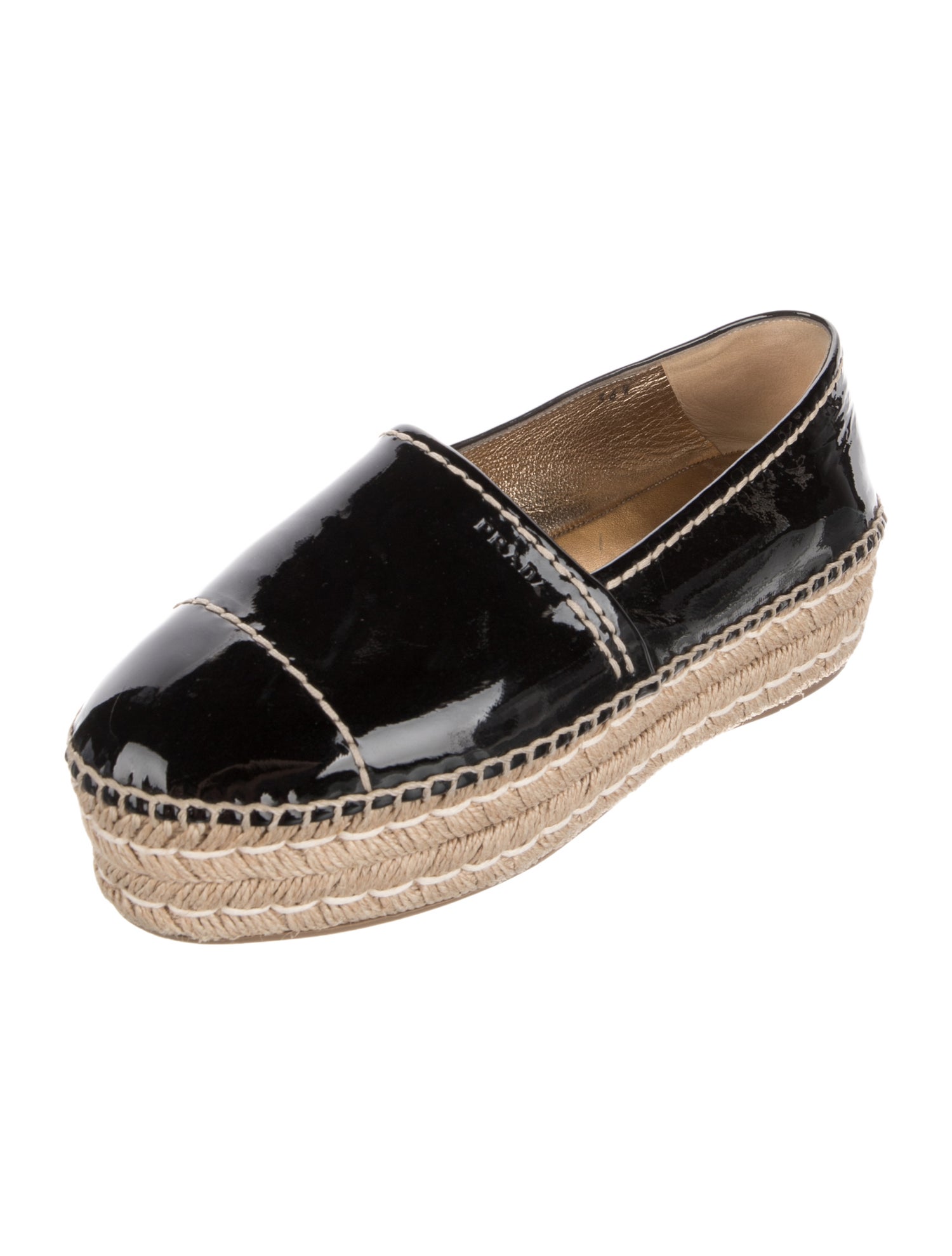 Prada Patent Leather Espadrilles