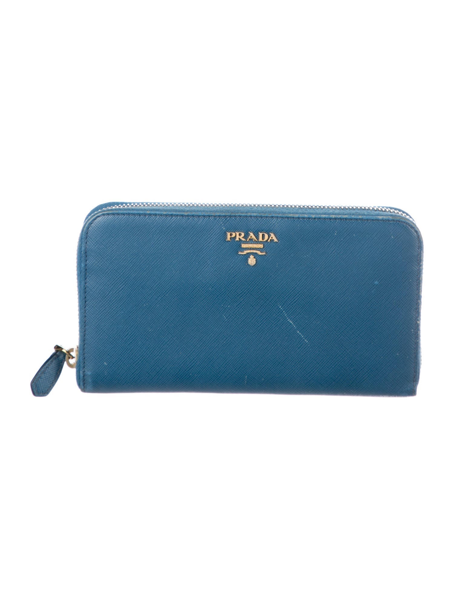 Prada Saffiano Metal Leather Continental Wallet