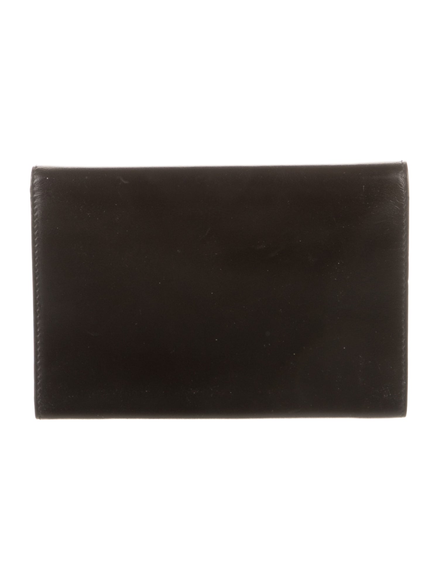 Prada Spazzolato Leather Compact Wallet