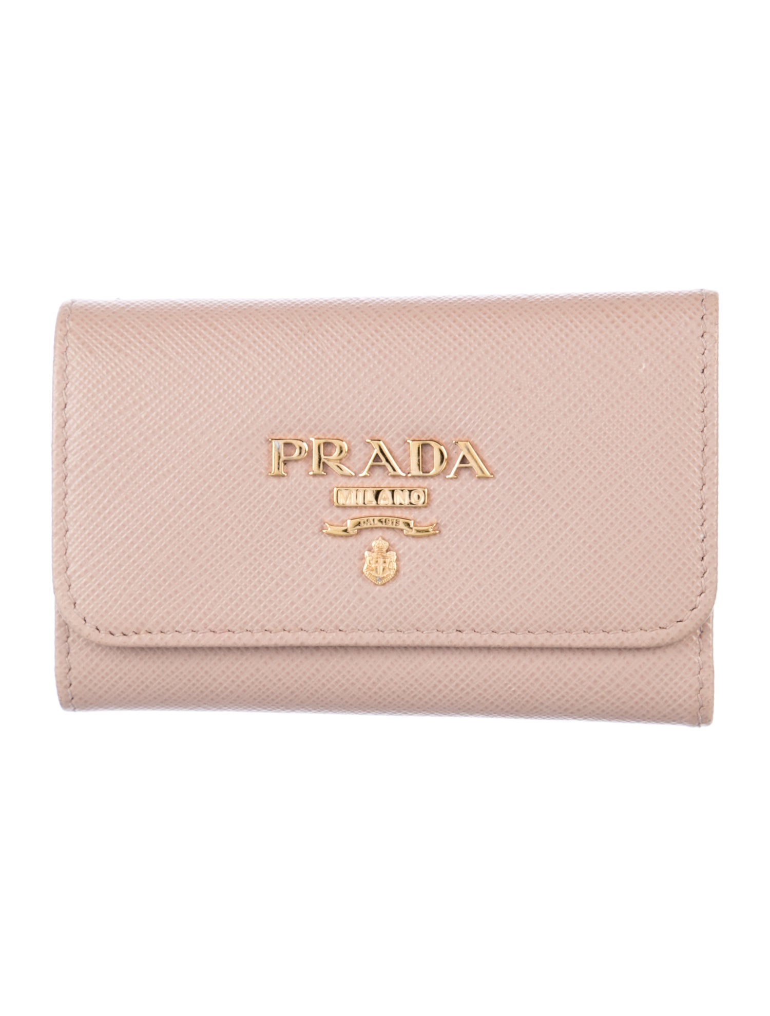 Prada Saffiano Leather Key Holder