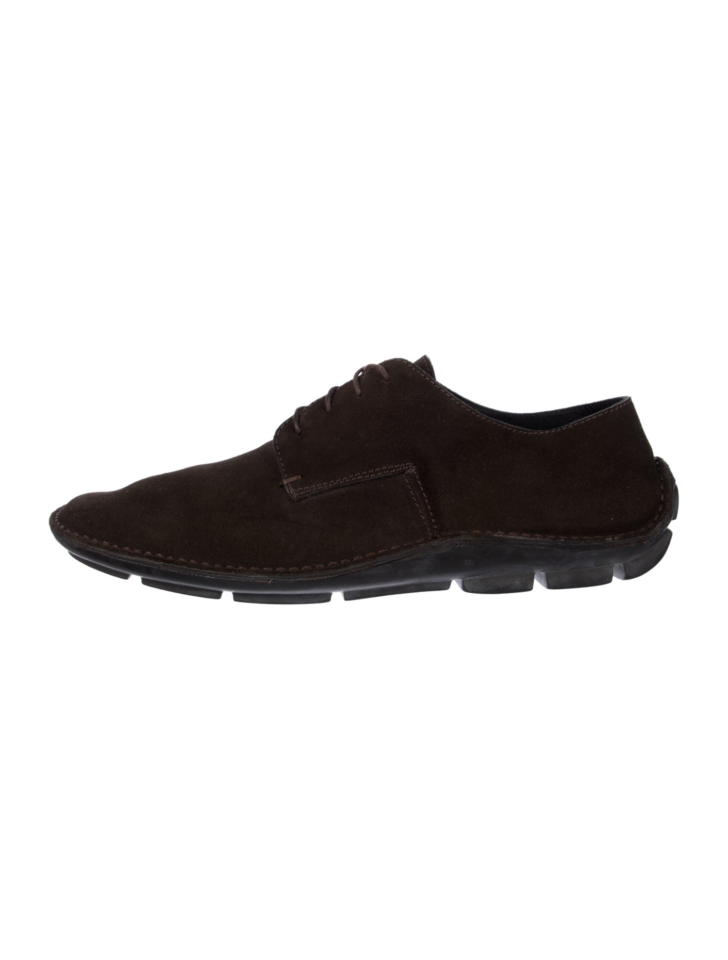 Prada Suede Derby Shoes