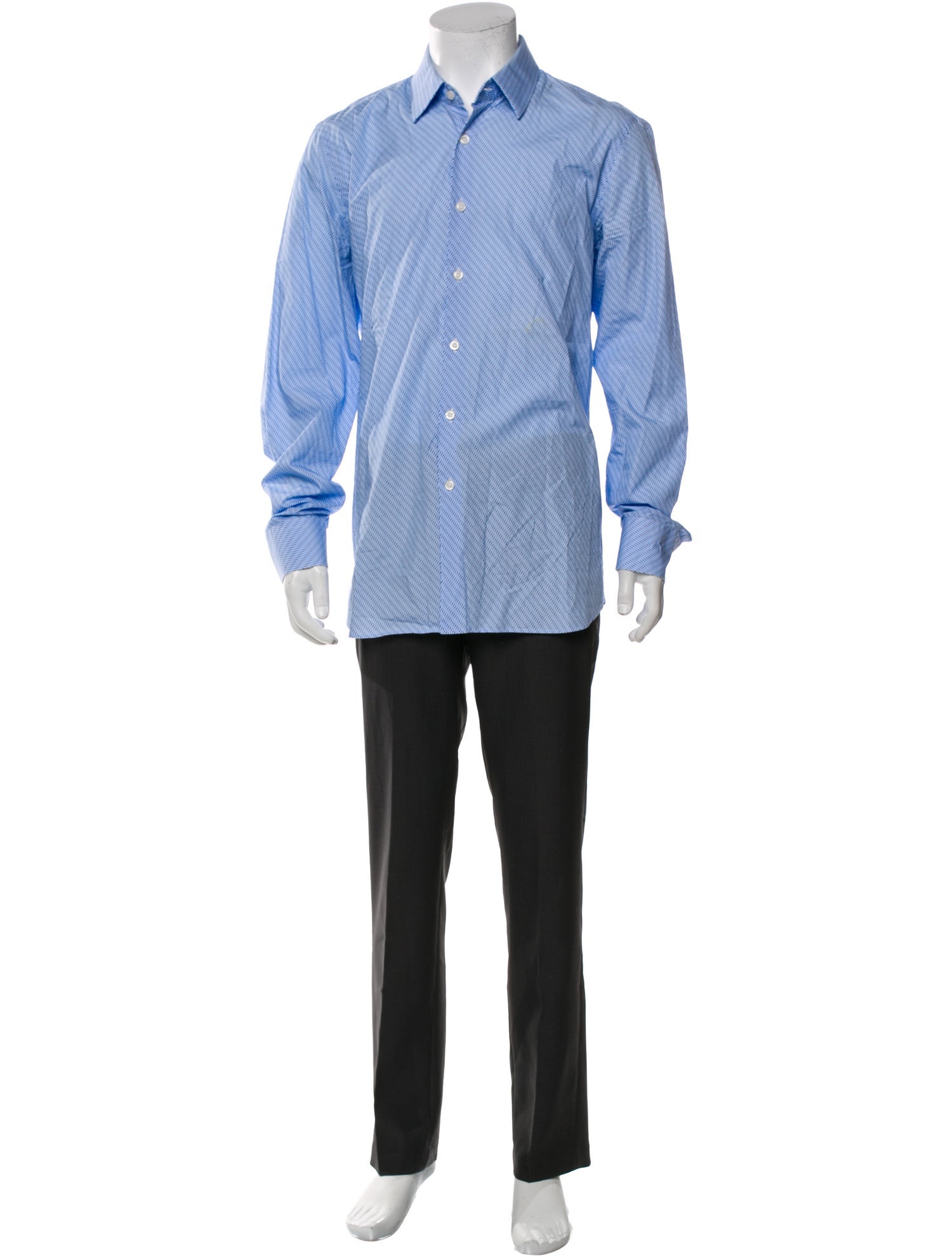 Prada 2018 Striped Dress Shirt