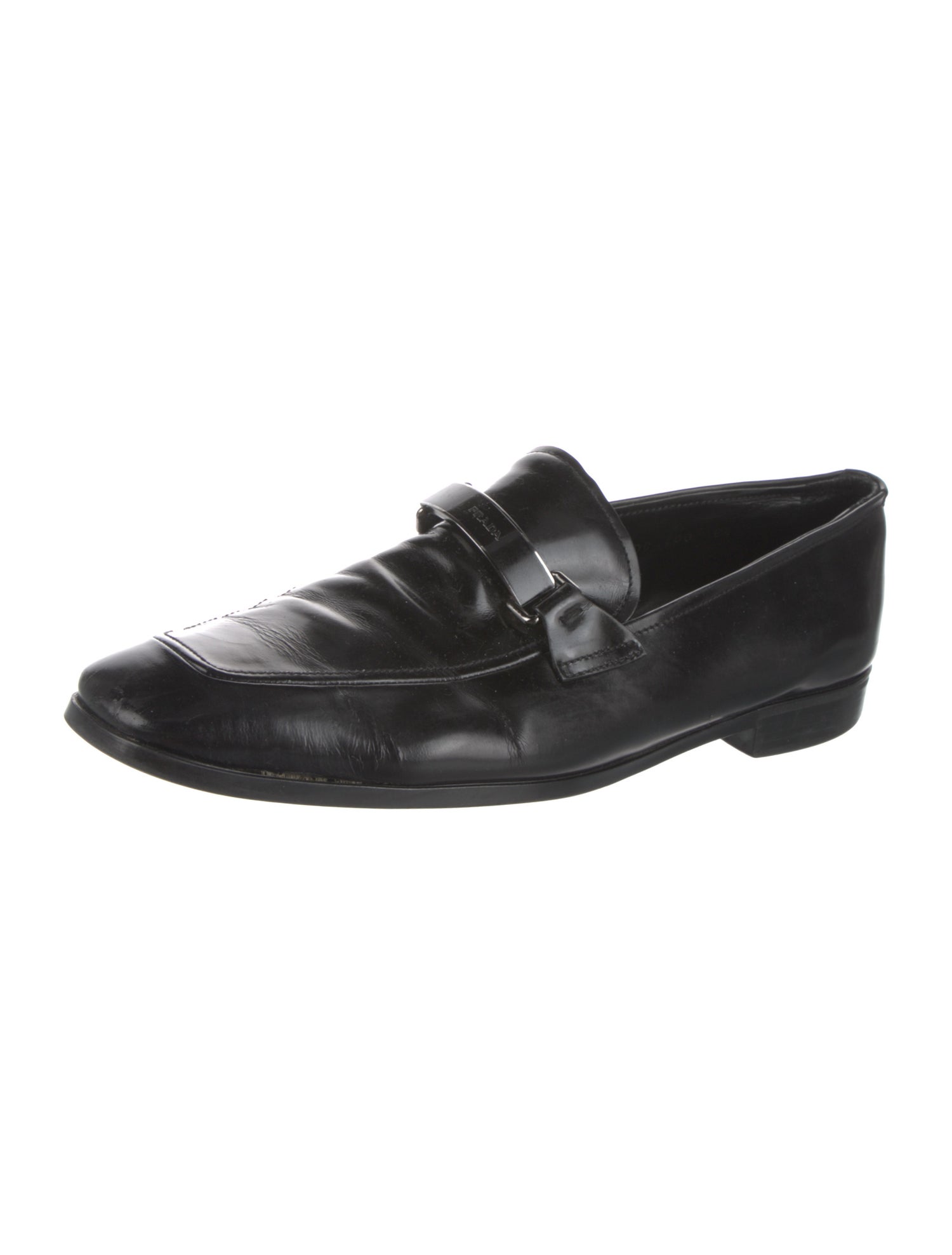 Prada Leather Dress Loafers