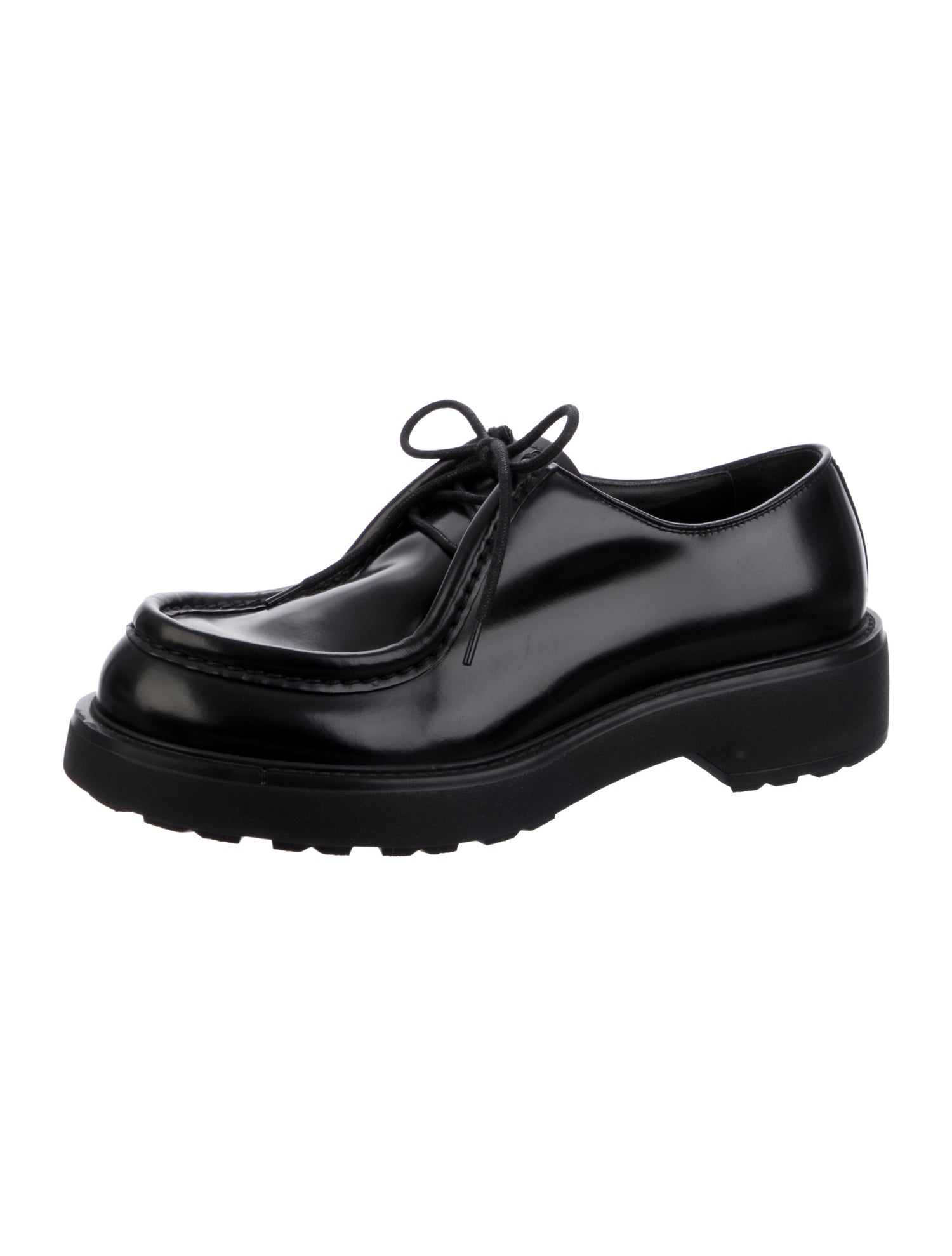 Prada Patent Leather Derby Shoes