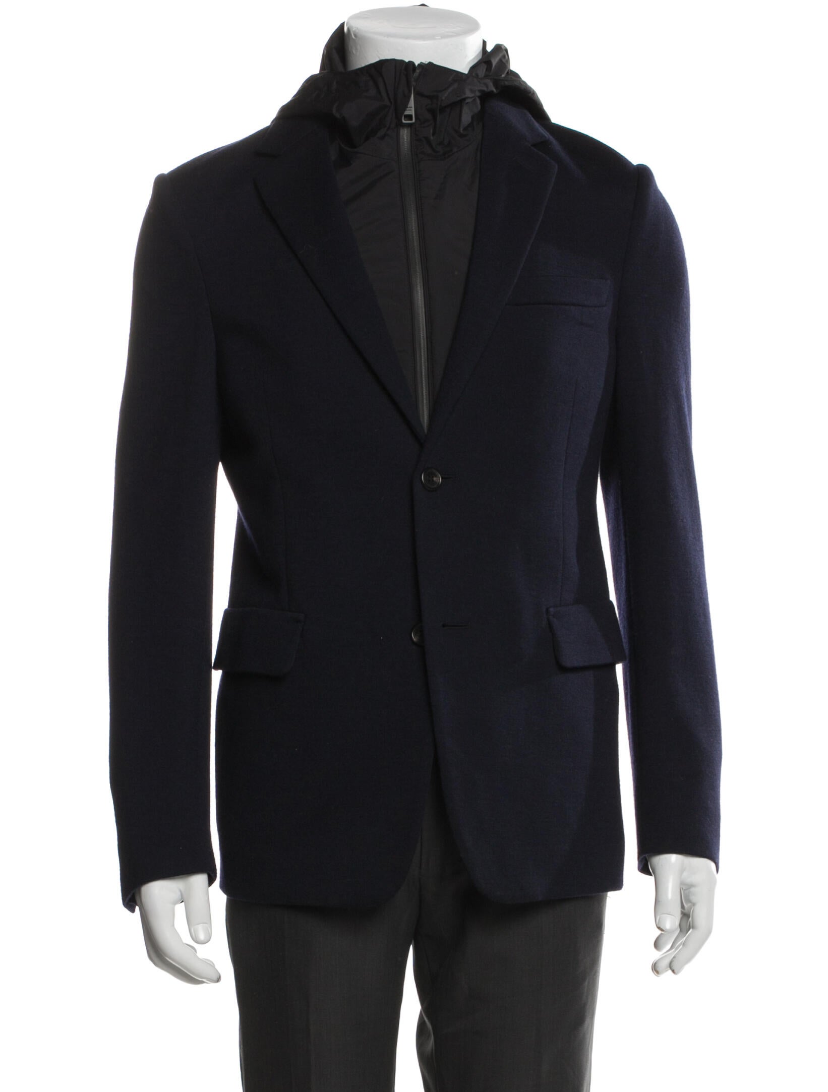 Prada 2018 Virgin Wool Utility Jacket