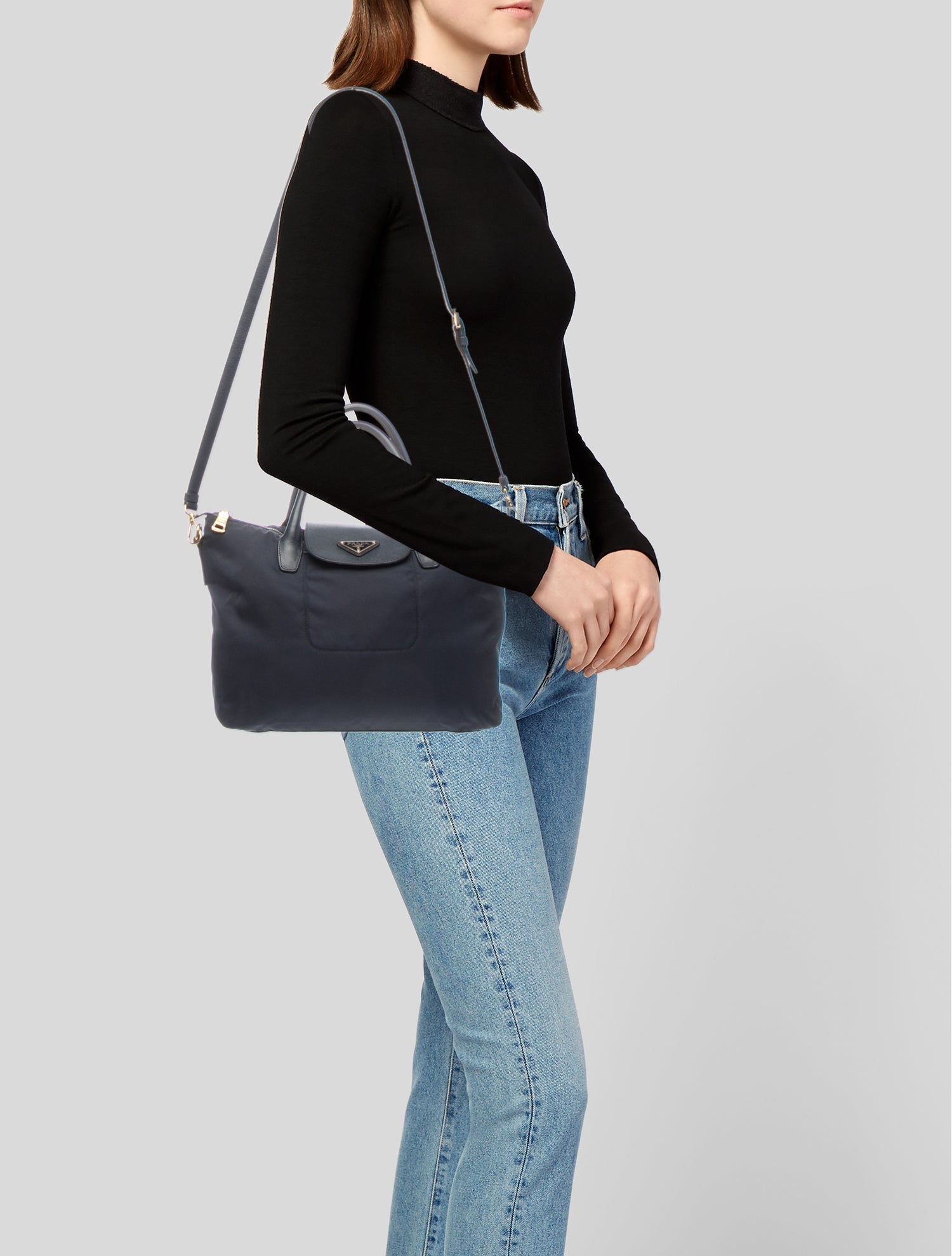 Prada Saffiano Leather Top Handle Bag