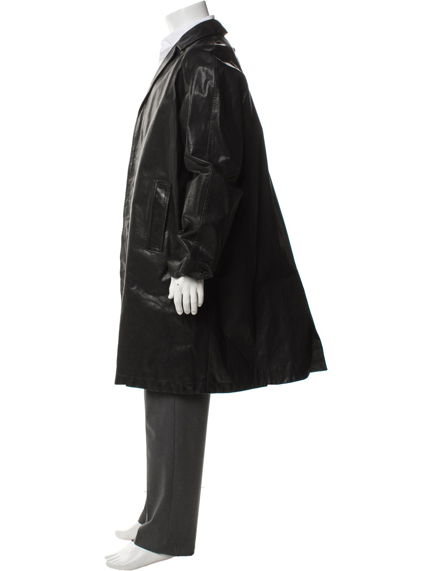 Prada 2022 Signature Logo Overcoat