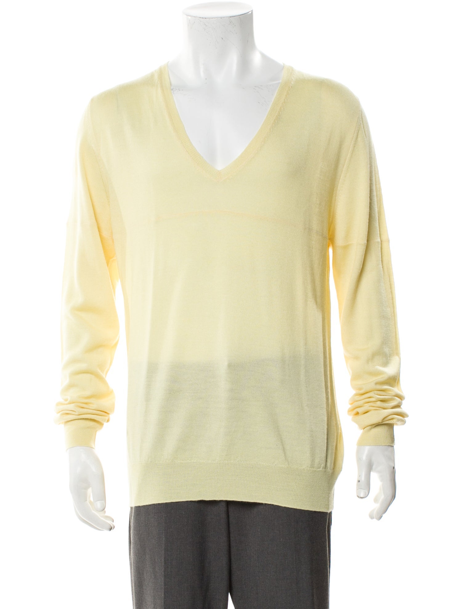 Prada Wool V-Neck Pullover