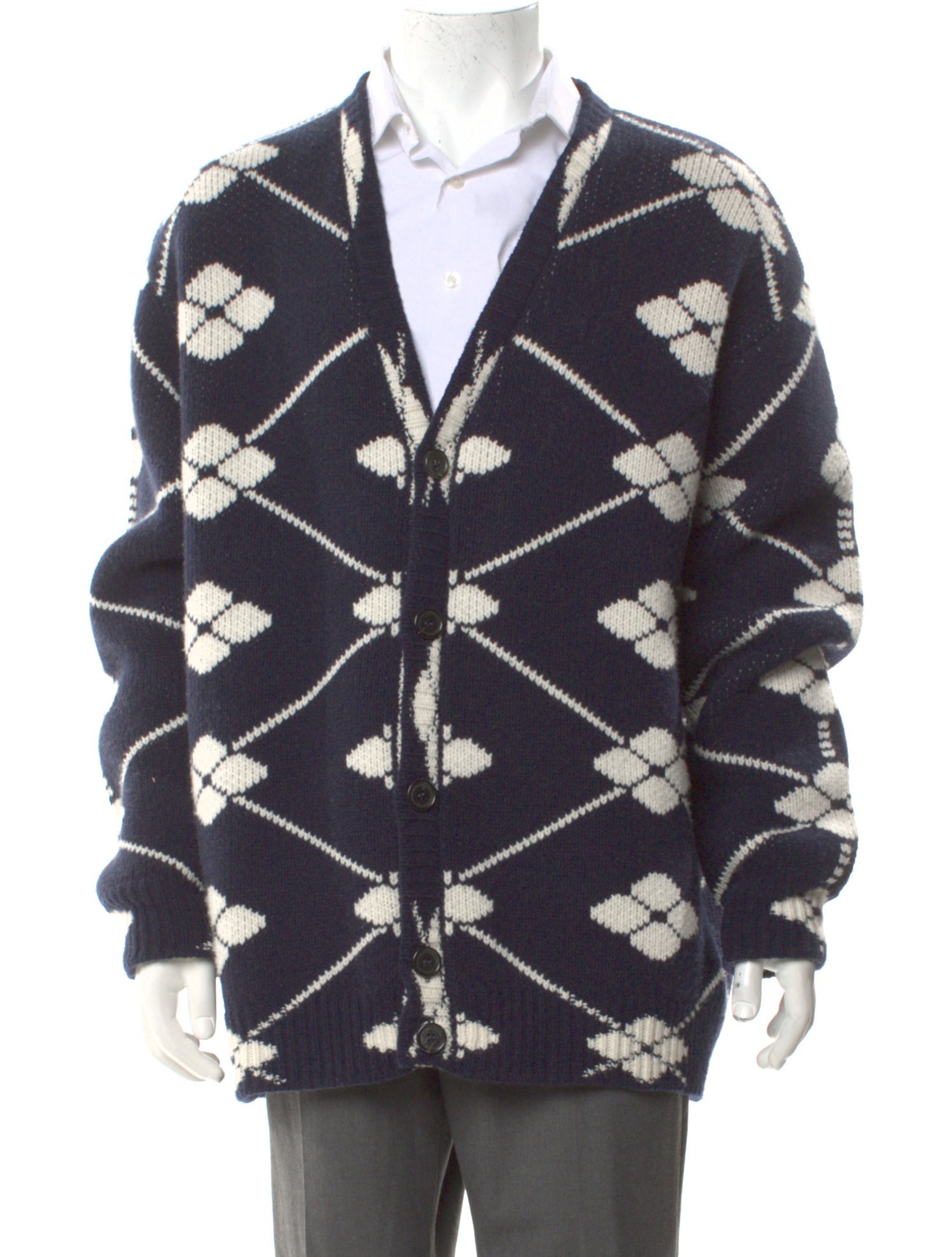 Prada 2021 Signature Logo Cardigan