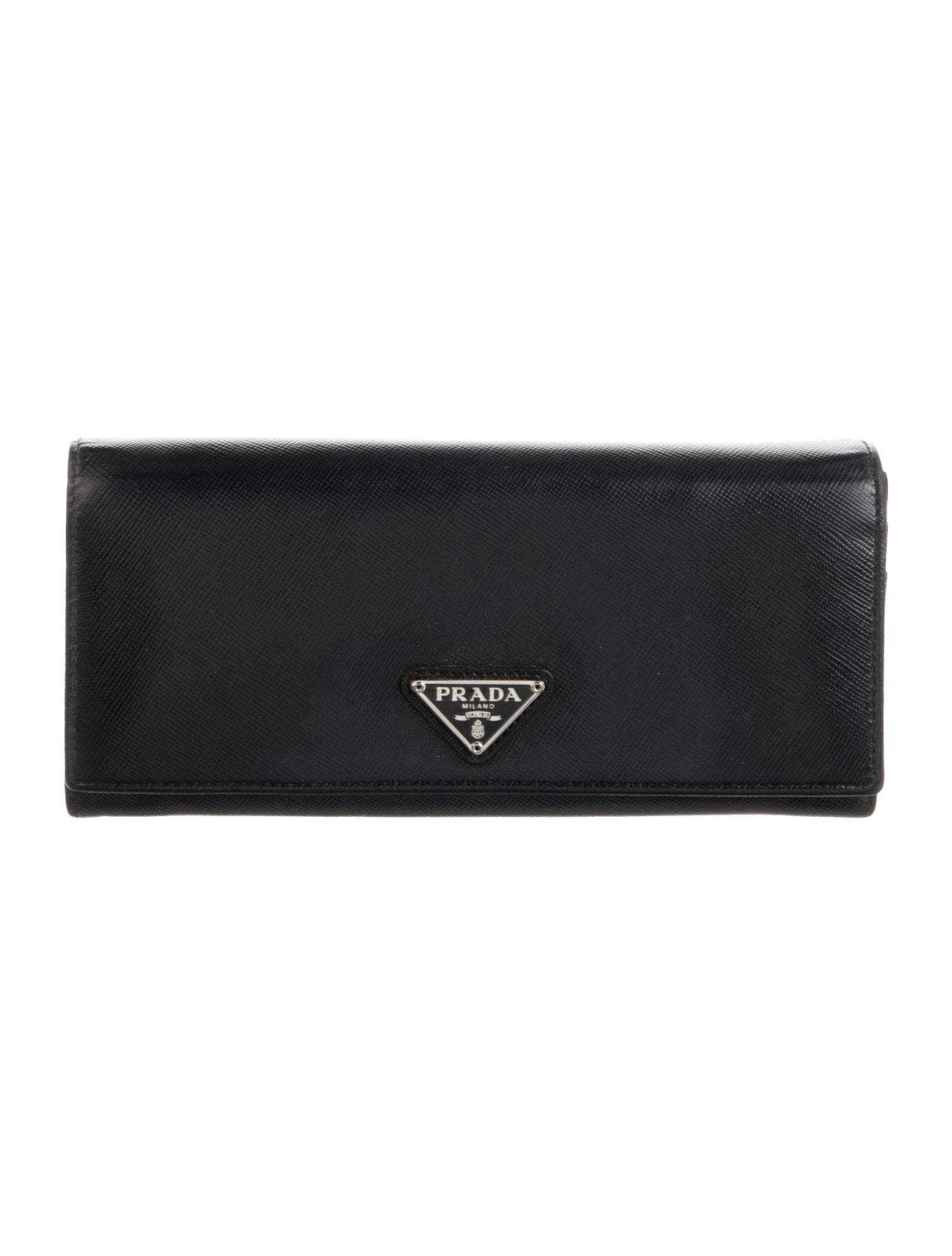 Prada Saffiano Lux Leather Continental Wallet