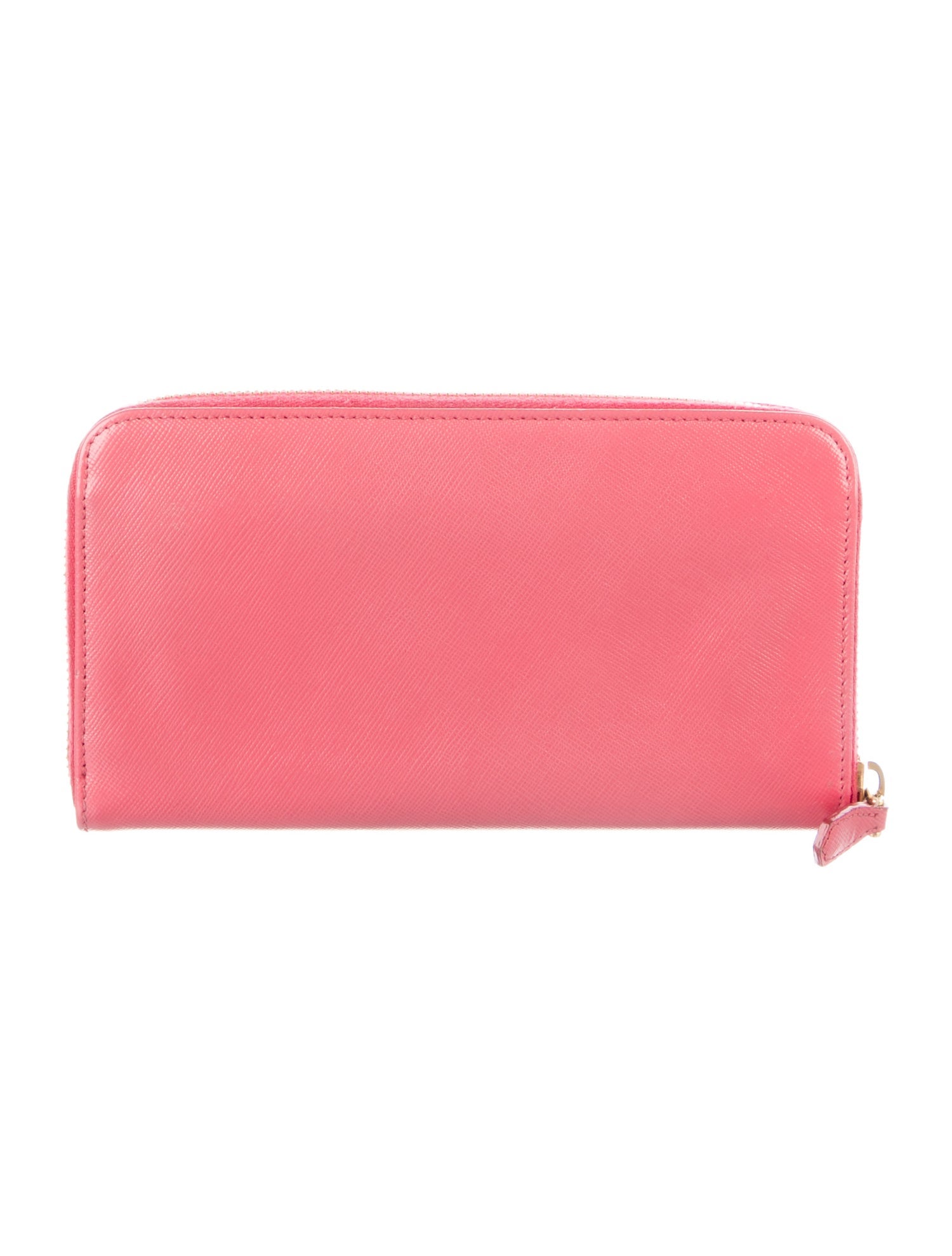 Prada Saffiano Metal Leather Continental Wallet