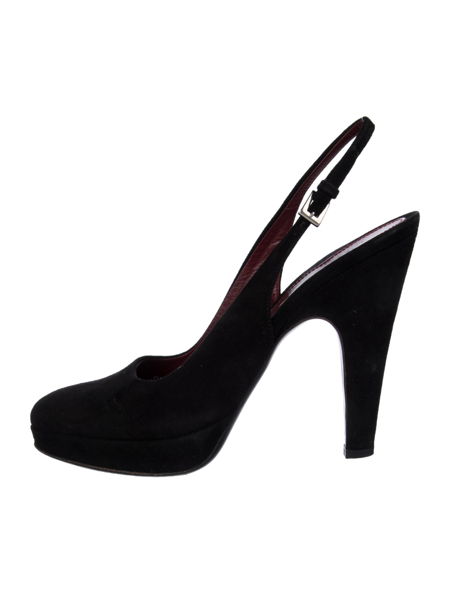 Prada Suede Slingback Pumps