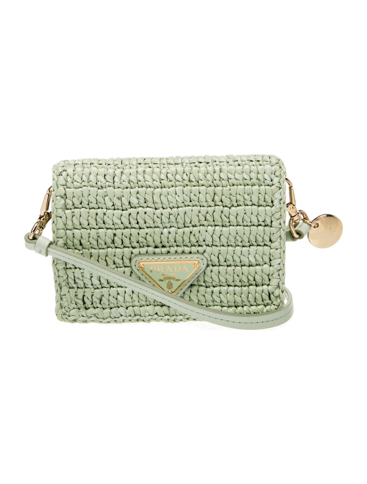 Prada Straw Crossbody Bag