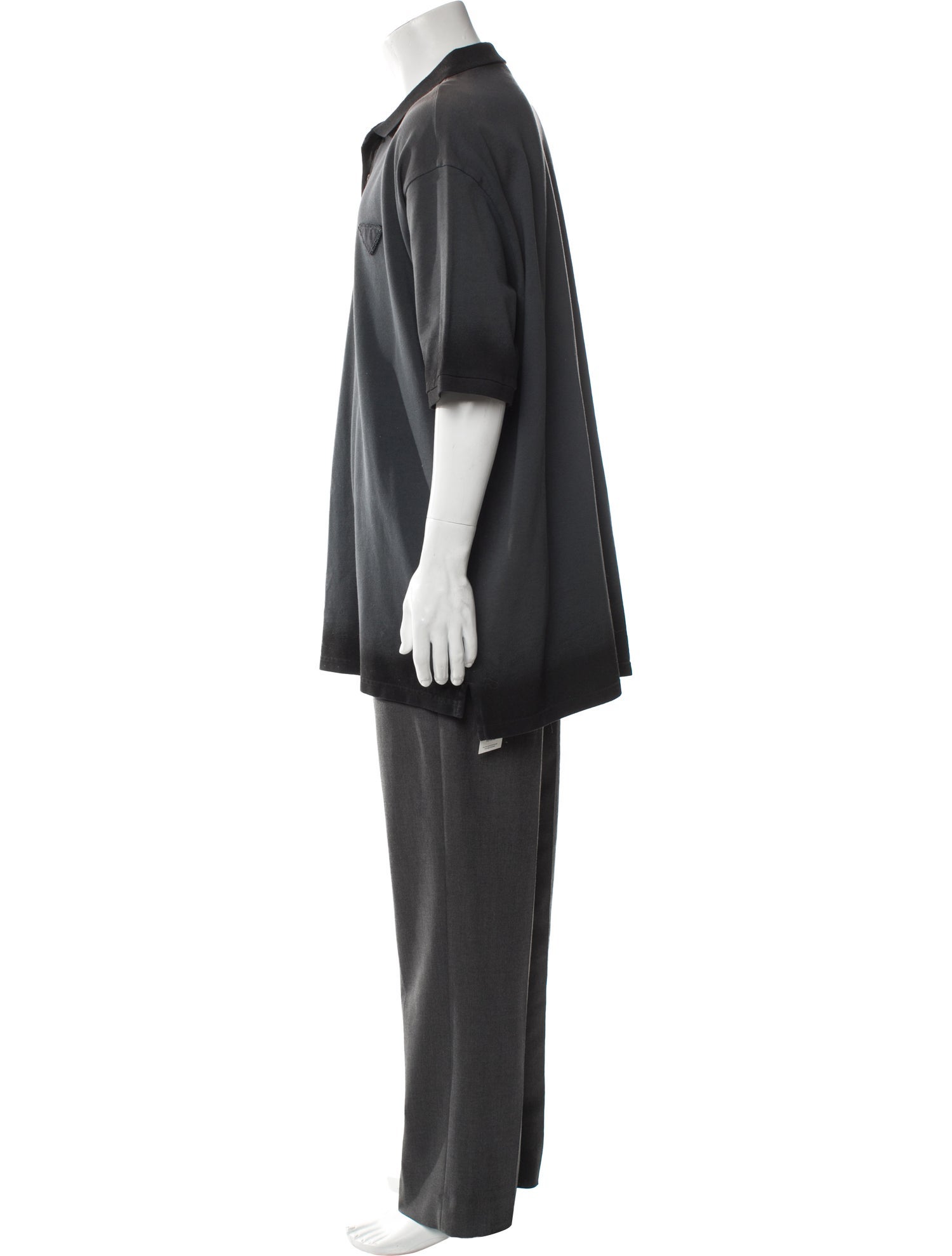 Prada 2023 V-Neck Polo Shirt