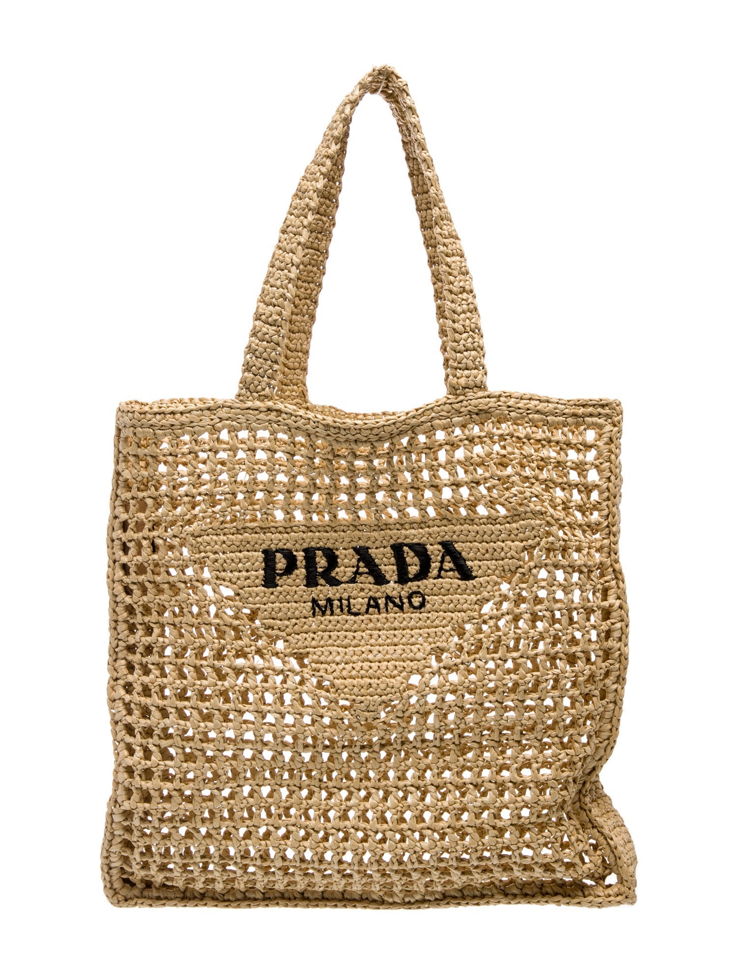 Prada Raffia Grass Tote