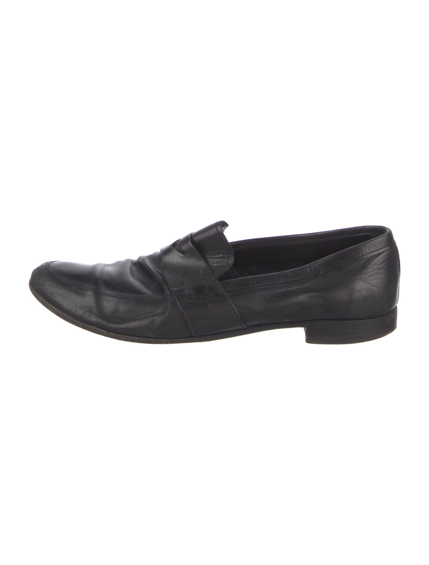 Prada Leather Dress Loafers