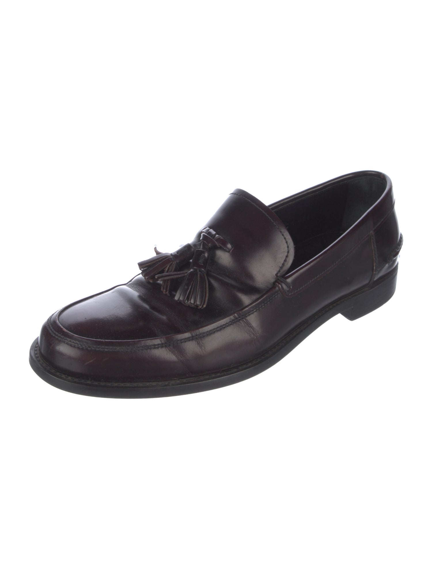 Prada Leather Dress Loafers