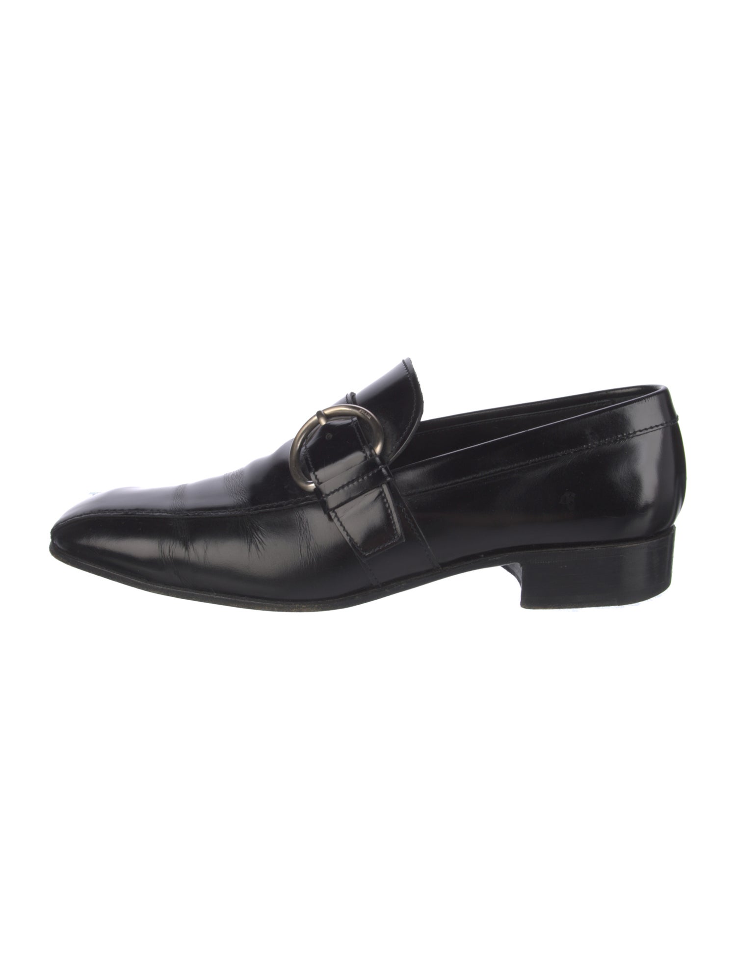 Prada Leather Dress Loafers