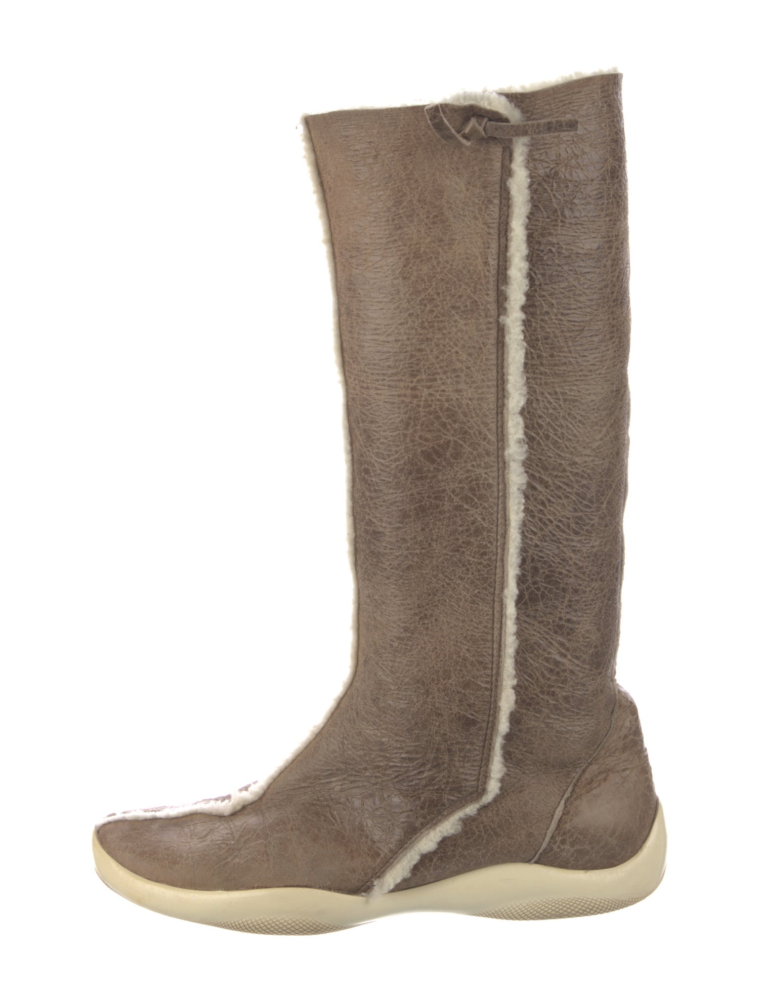 Prada Leather Riding Boots