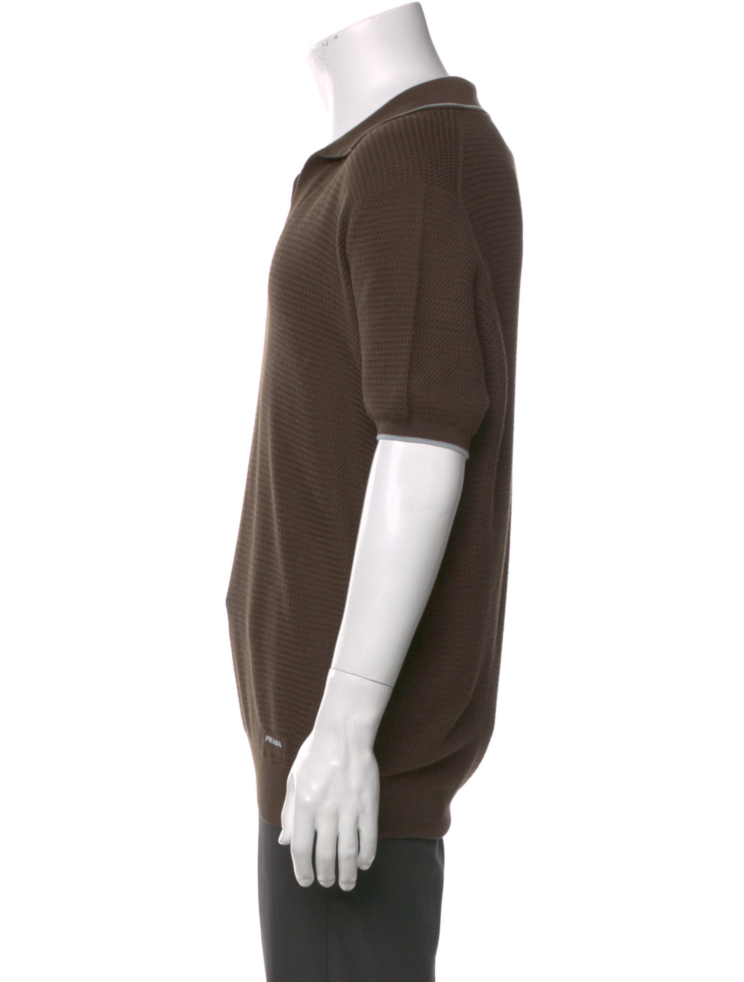Prada 2024 Silk Polo Sweater w/ Tags