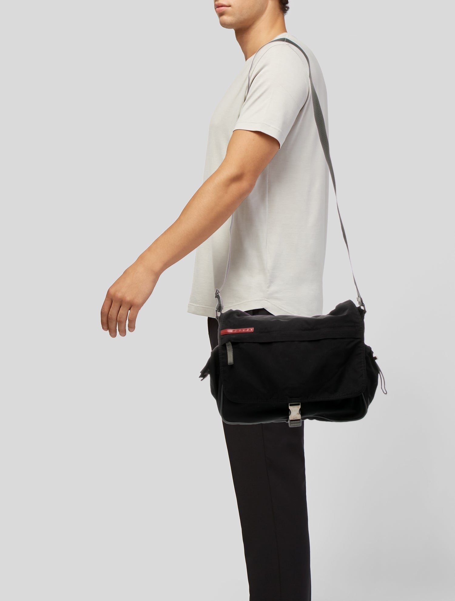 Prada Tessuto Messenger Bag Vintage