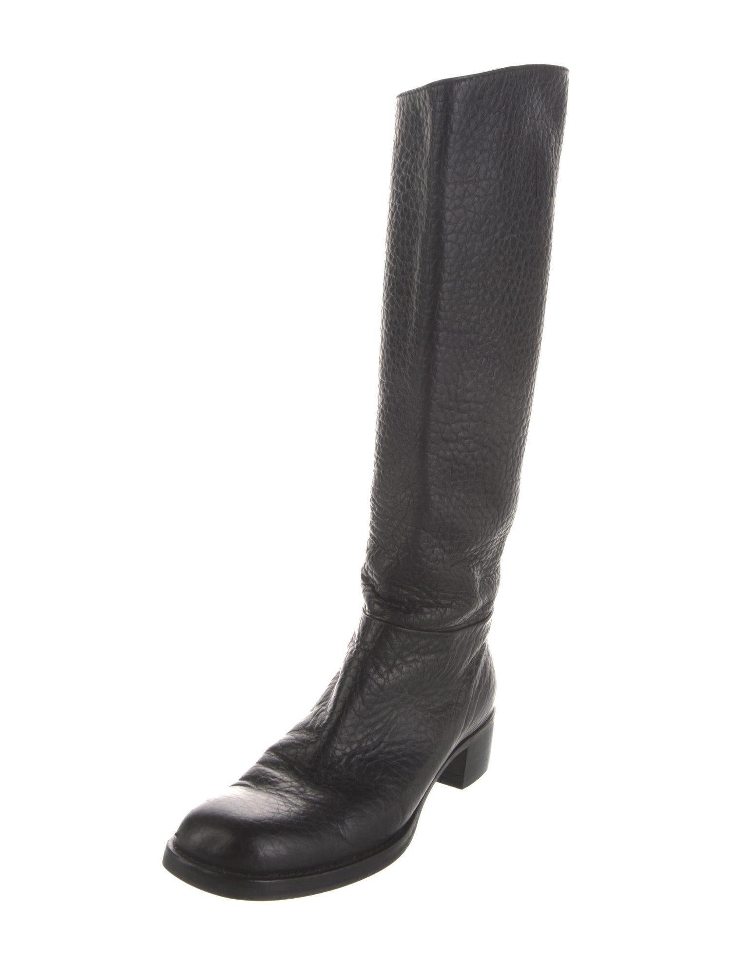 Prada Leather Riding Boots