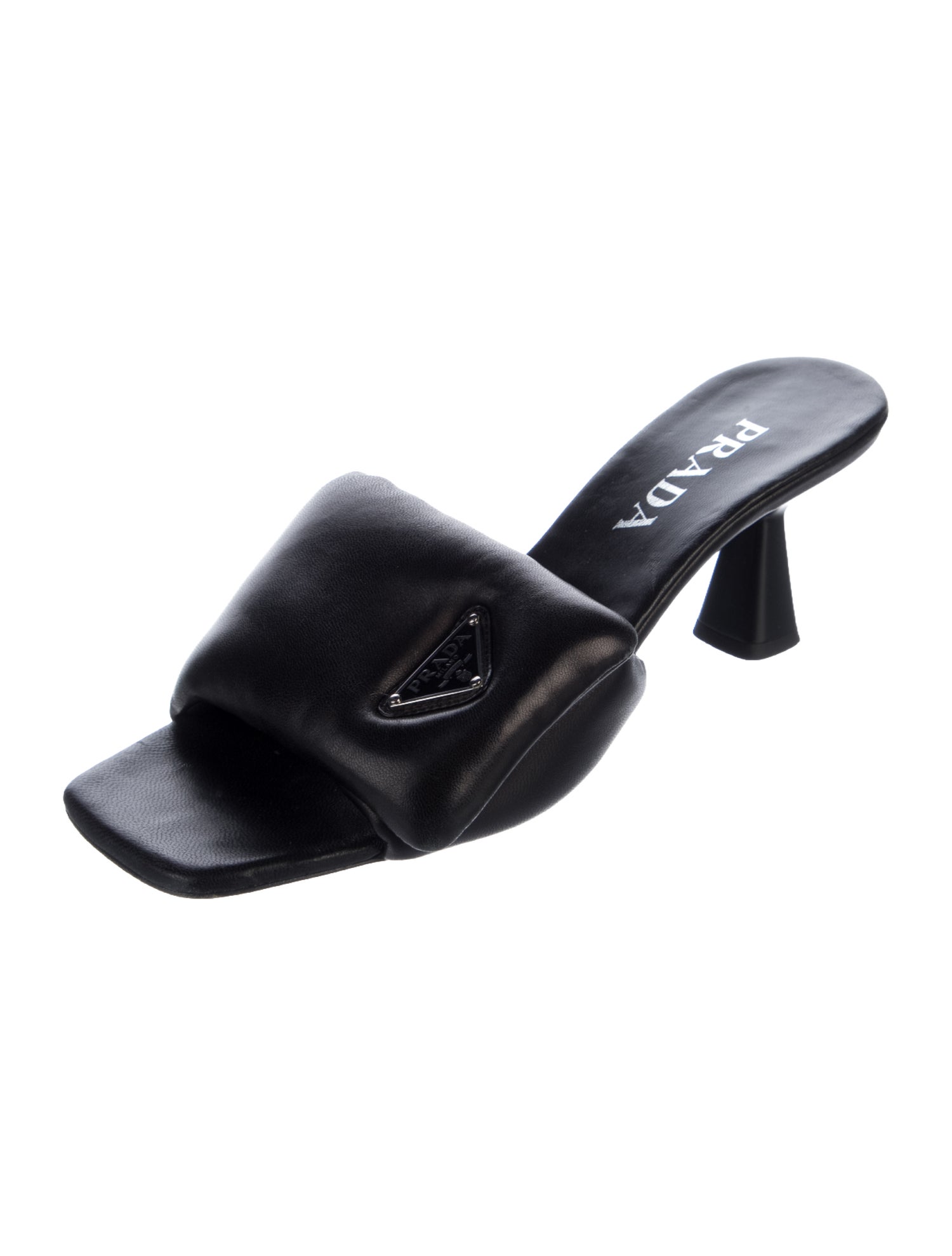 Prada Leather Slides
