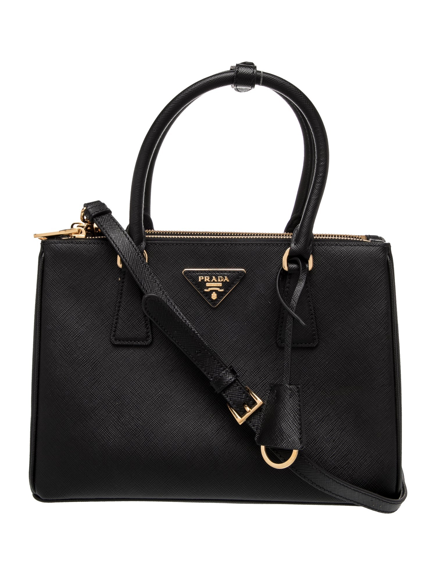 Prada Saffiano Leather Galleria Double Zip Medium