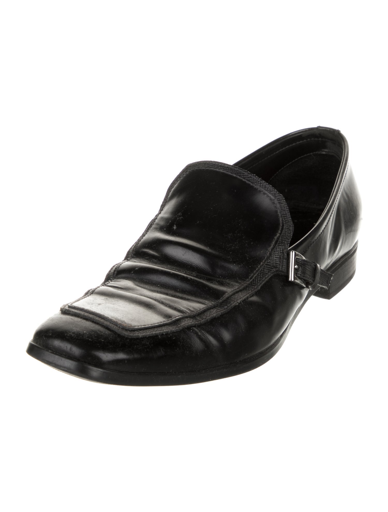 Prada Leather Dress Loafers