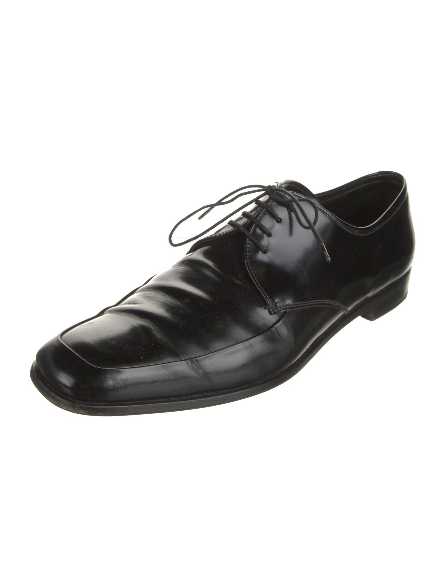 Prada Leather Derby Shoes