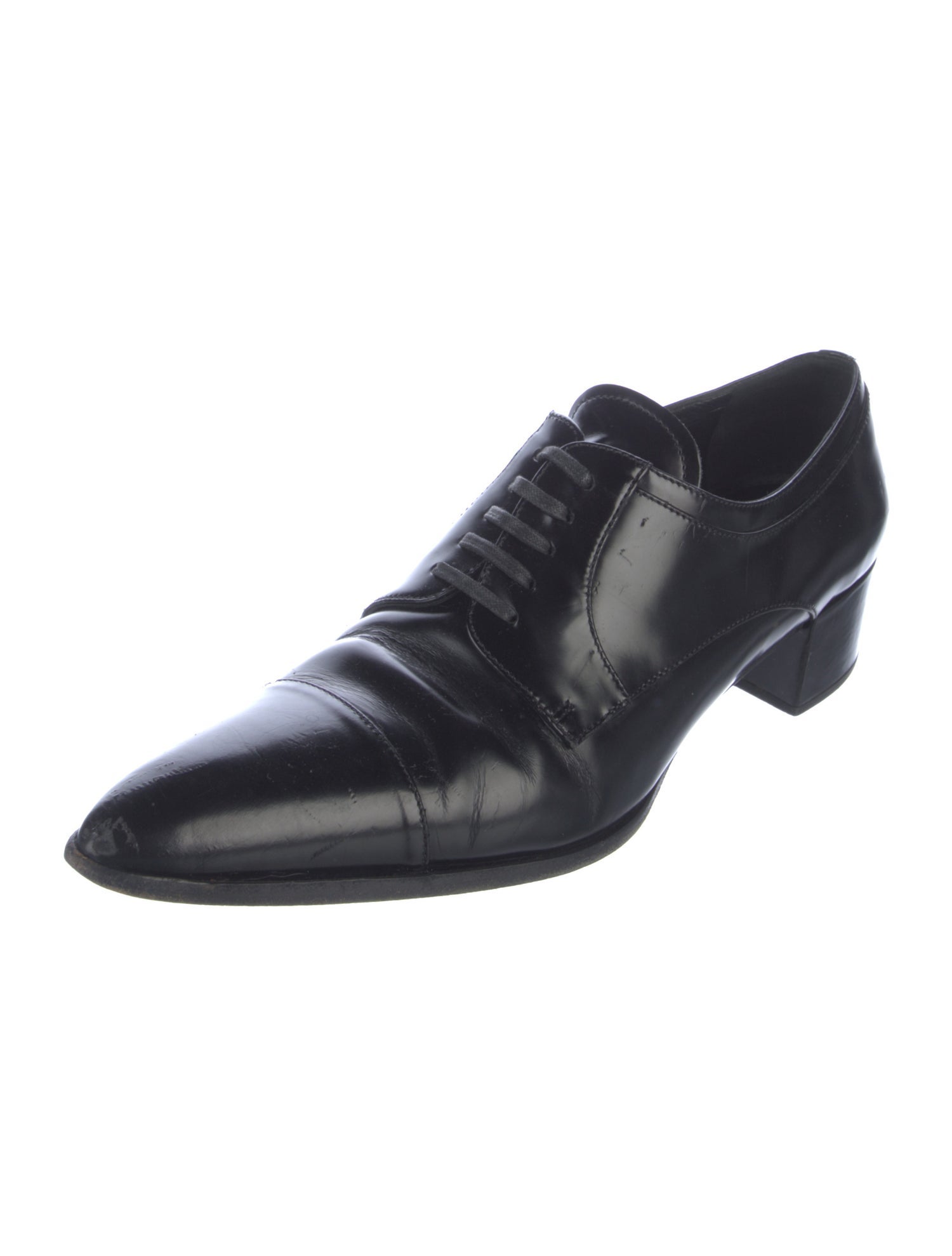 Prada Patent Leather Oxfords