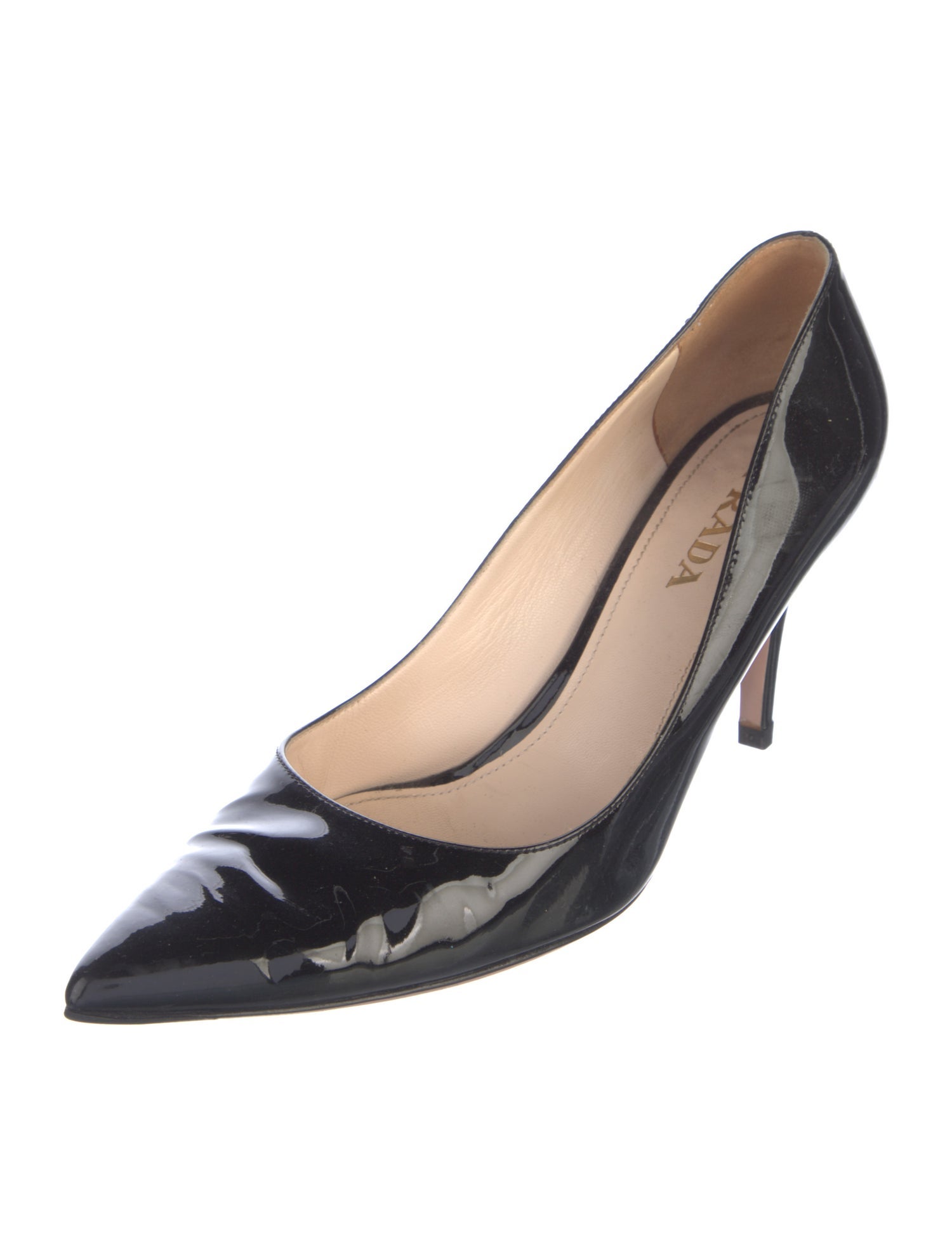 Prada Patent Leather D'Orsay Pumps