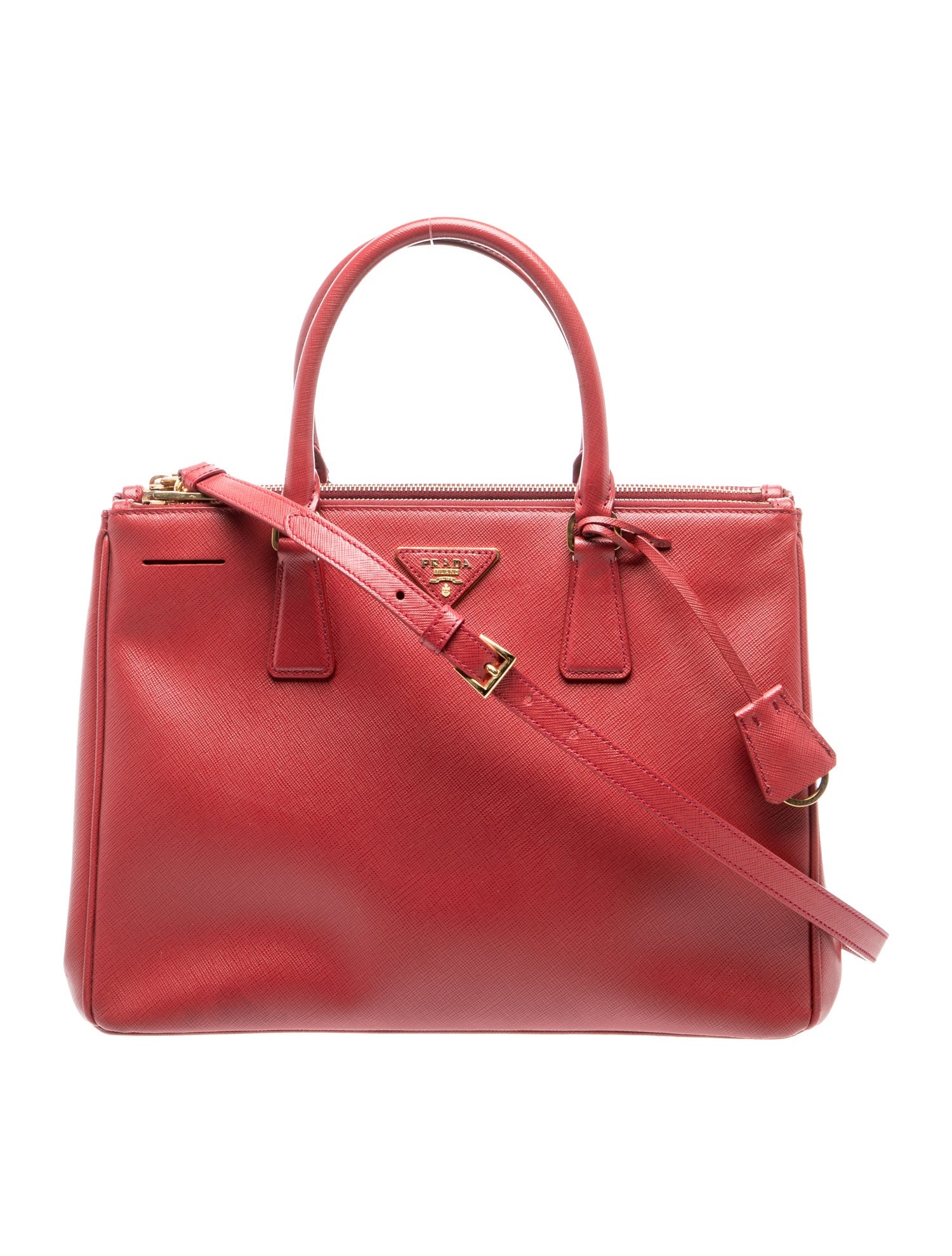 Prada Saffiano Leather Galleria Double Zip Medium