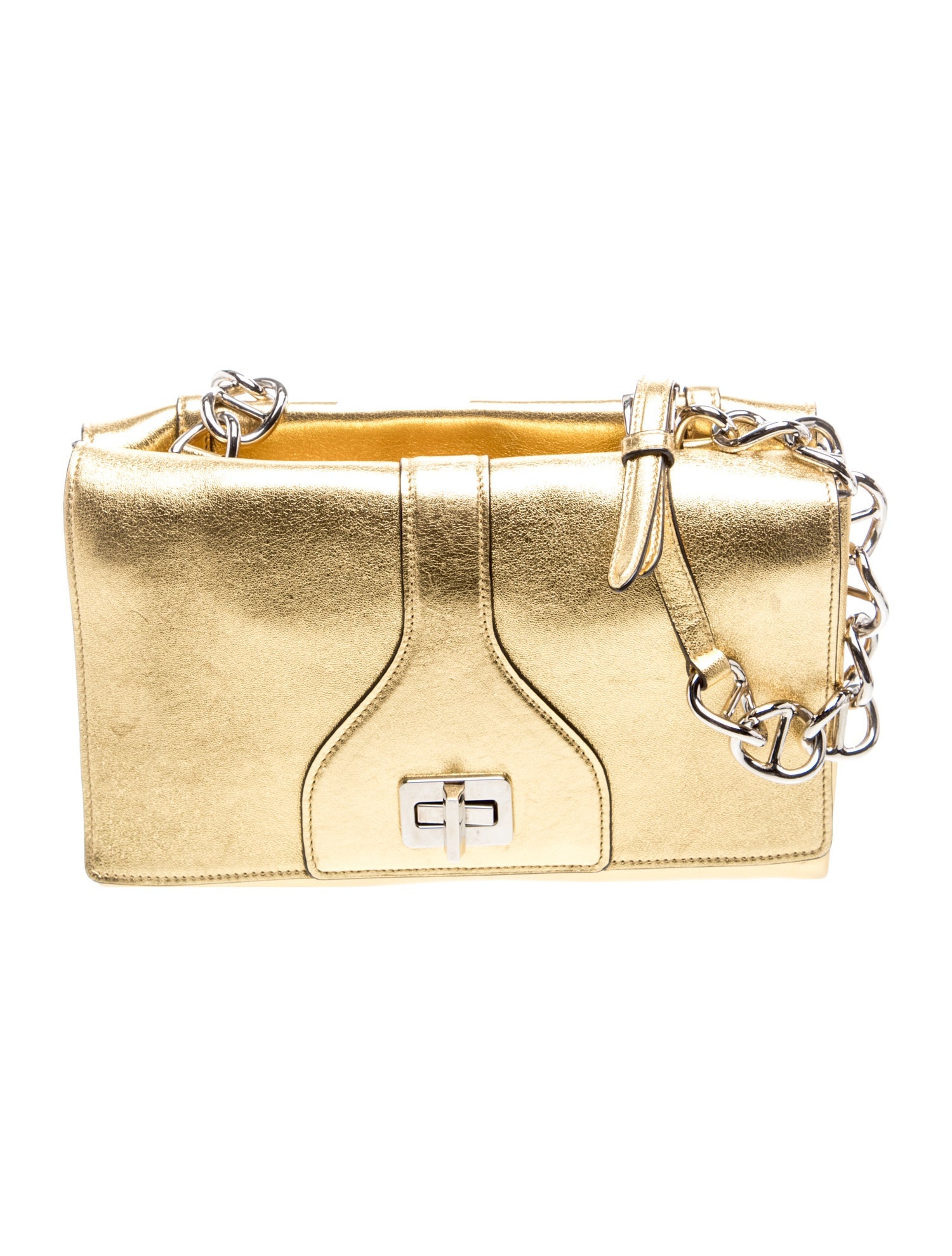 Prada Vitello Leather Shoulder Bag