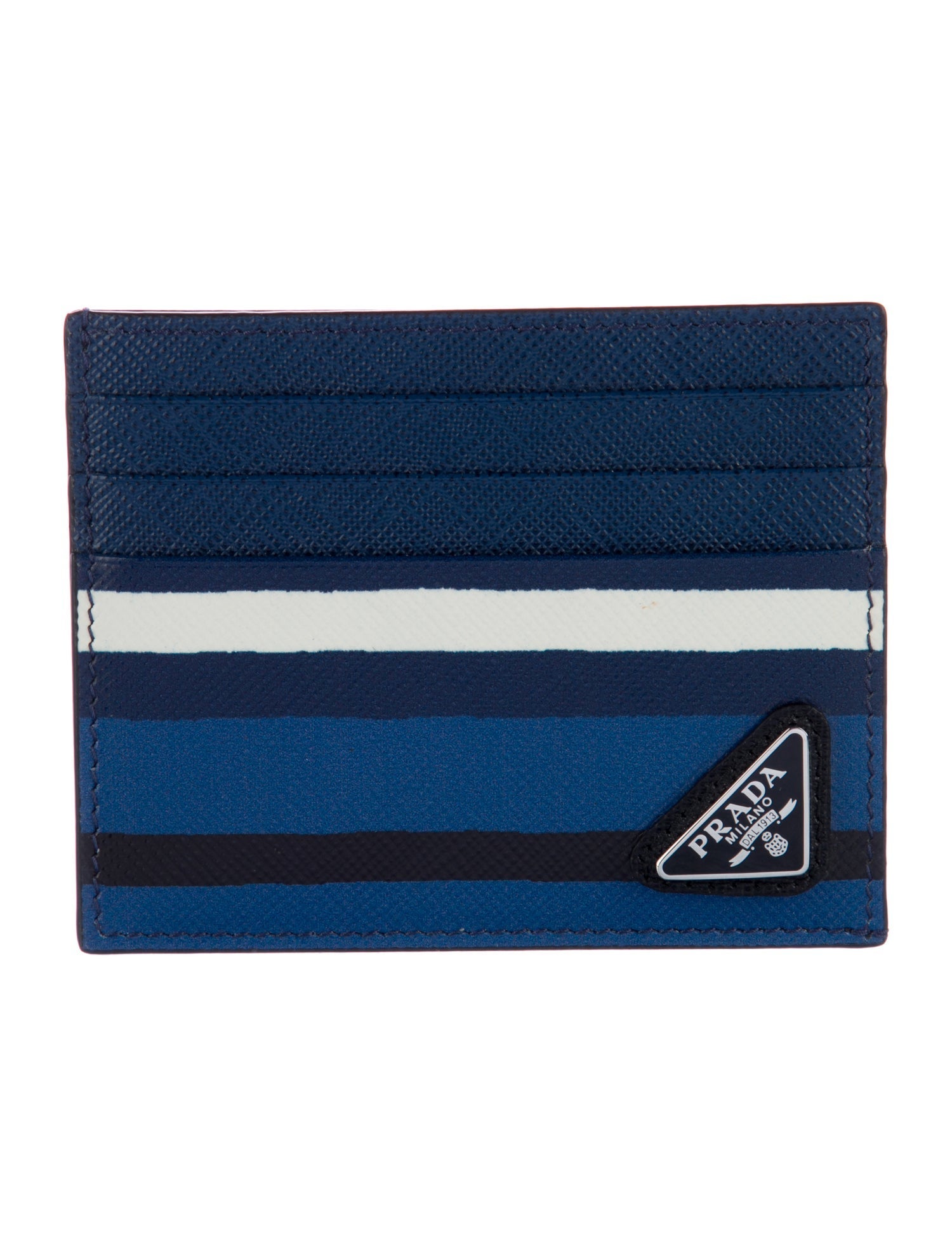 Prada Saffiano Lux Leather Card Holder w/ Tags