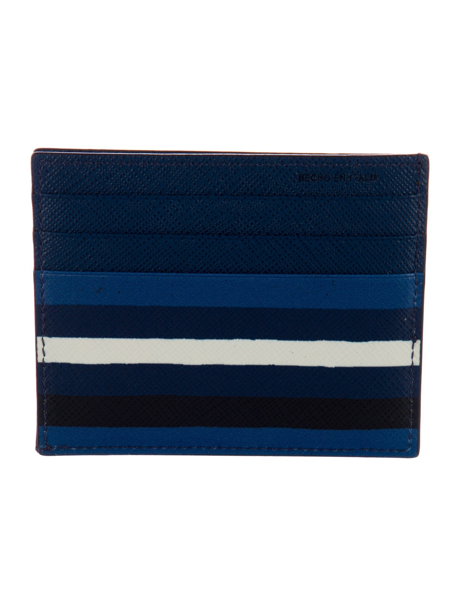 Prada Saffiano Lux Leather Card Holder w/ Tags