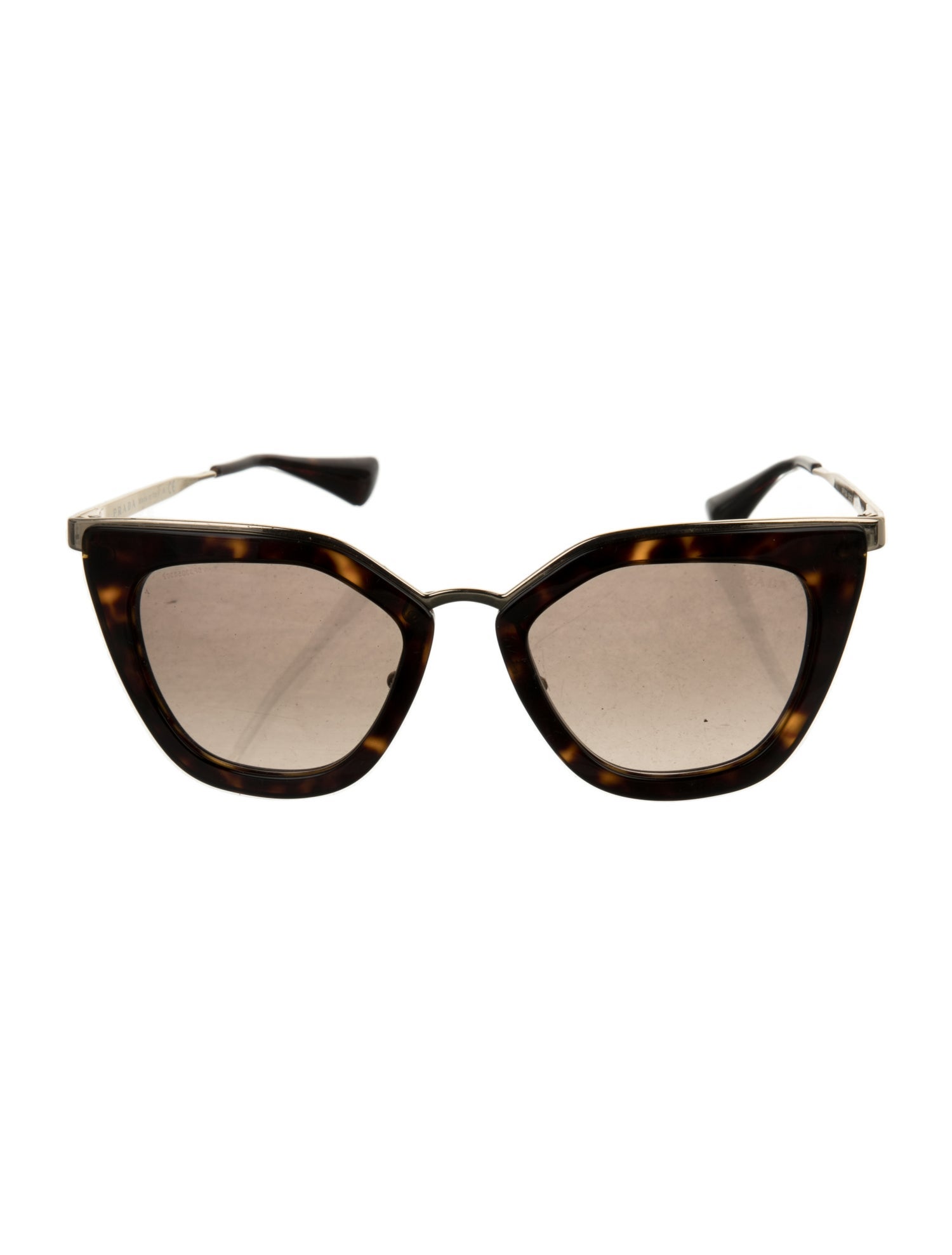 Prada Cat-Eye Mirrored Sunglasses