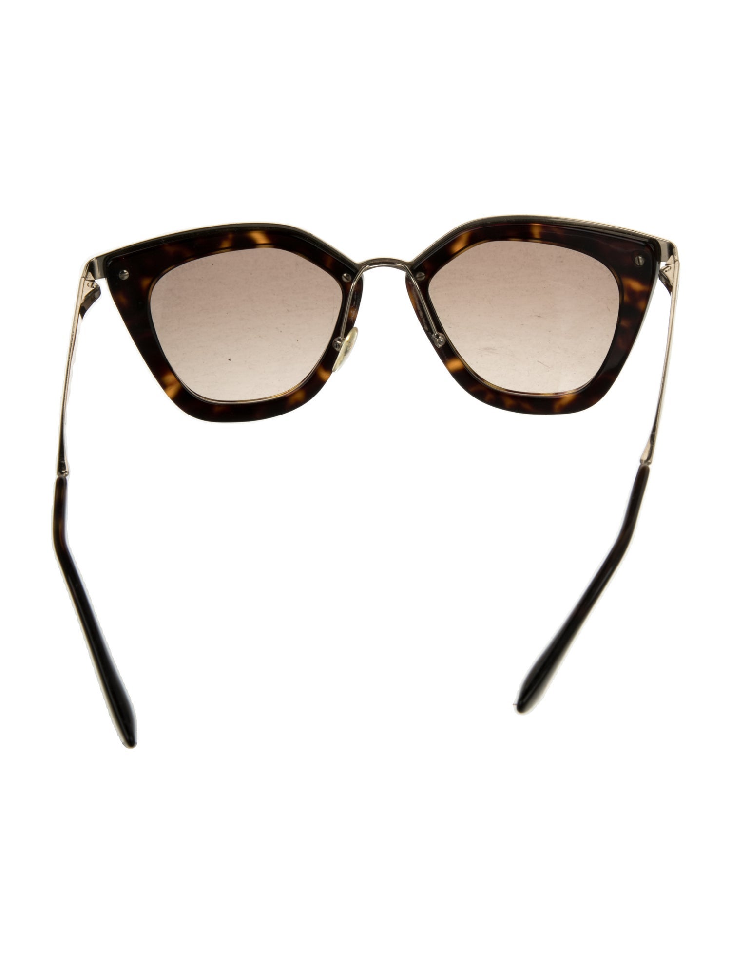 Prada Cat-Eye Mirrored Sunglasses
