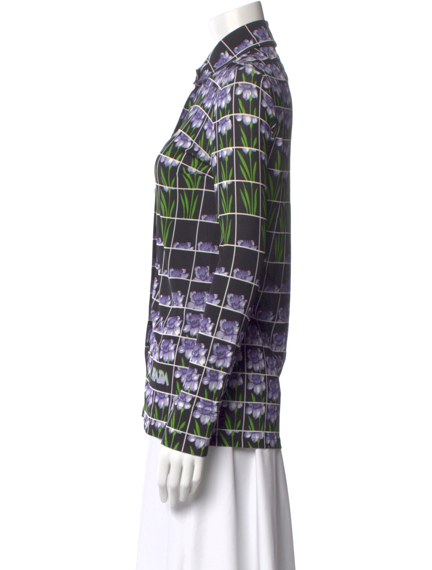 Prada 2019 Floral Print Blouse