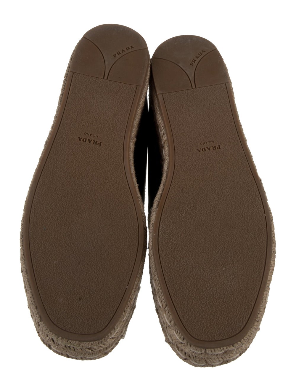 Prada Leather Colorblock Pattern Espadrilles - image 5