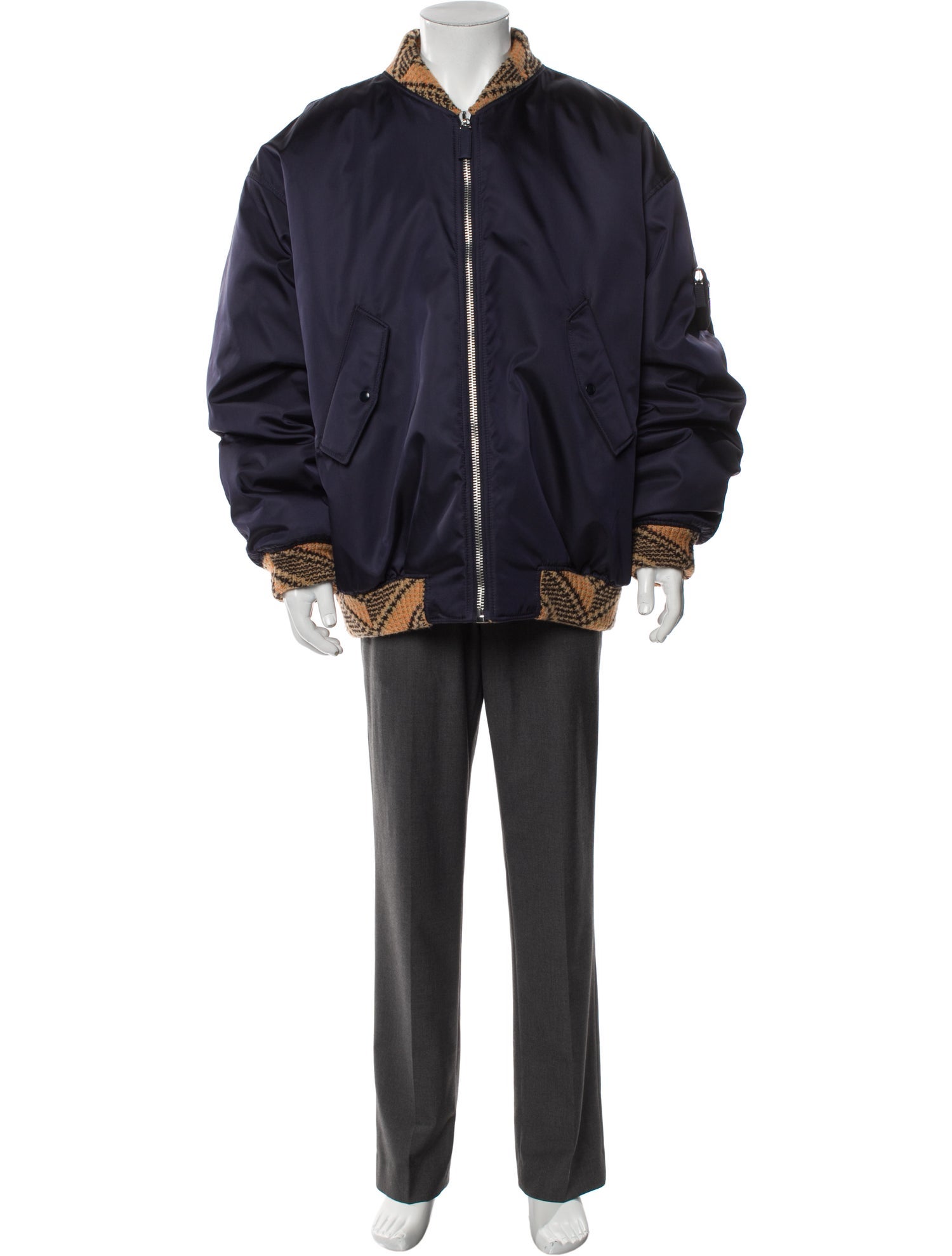 Prada 2021 Re-Nylon Bomber Jacket