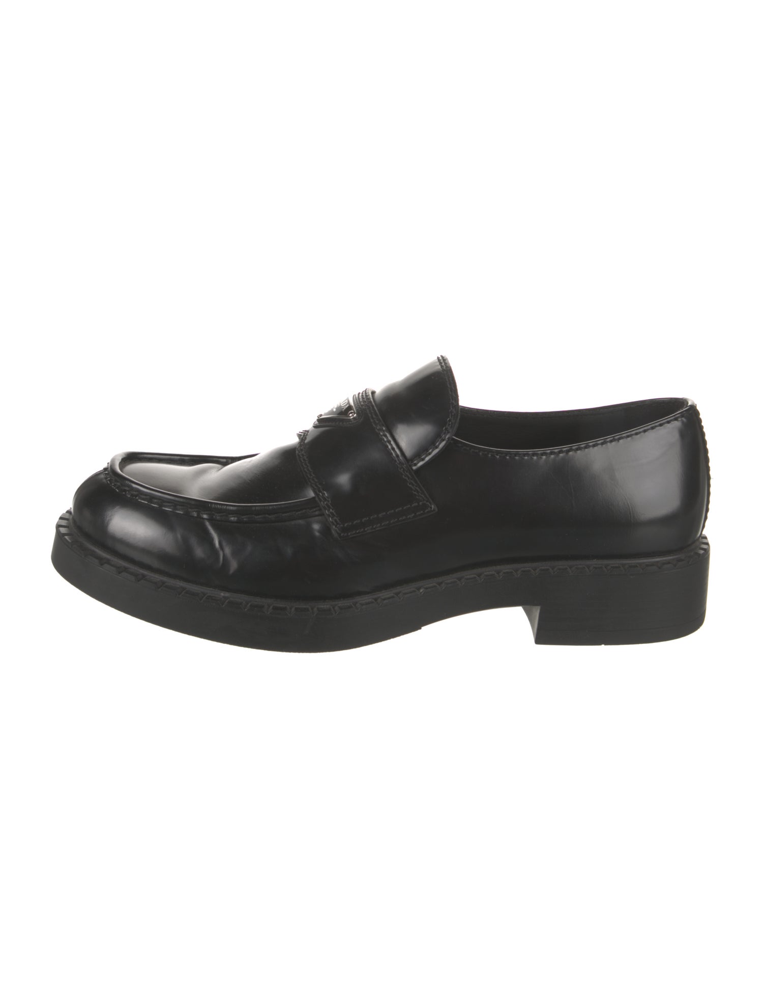 Prada Leather Dress Loafers