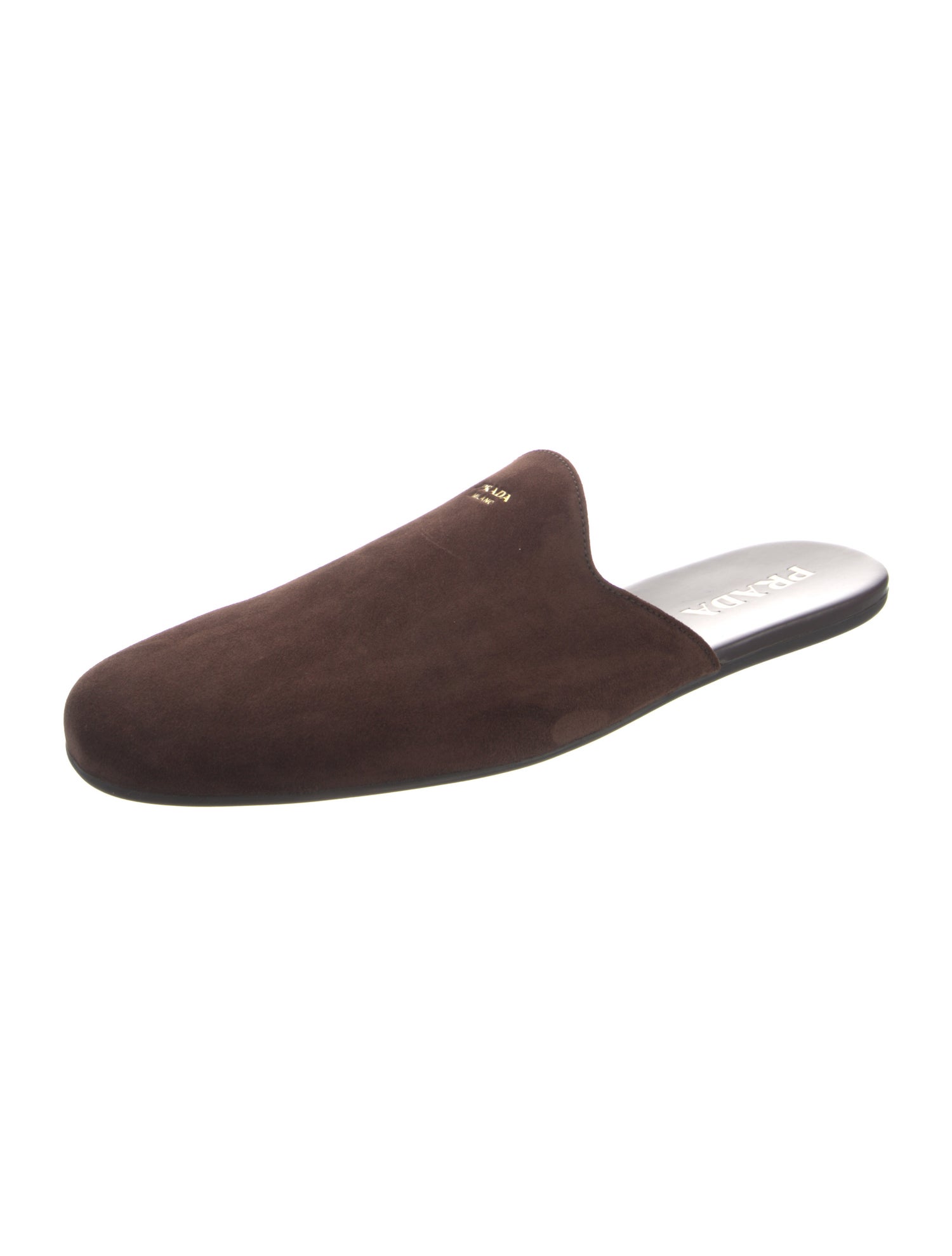 Prada Suede Slippers w/ Tags