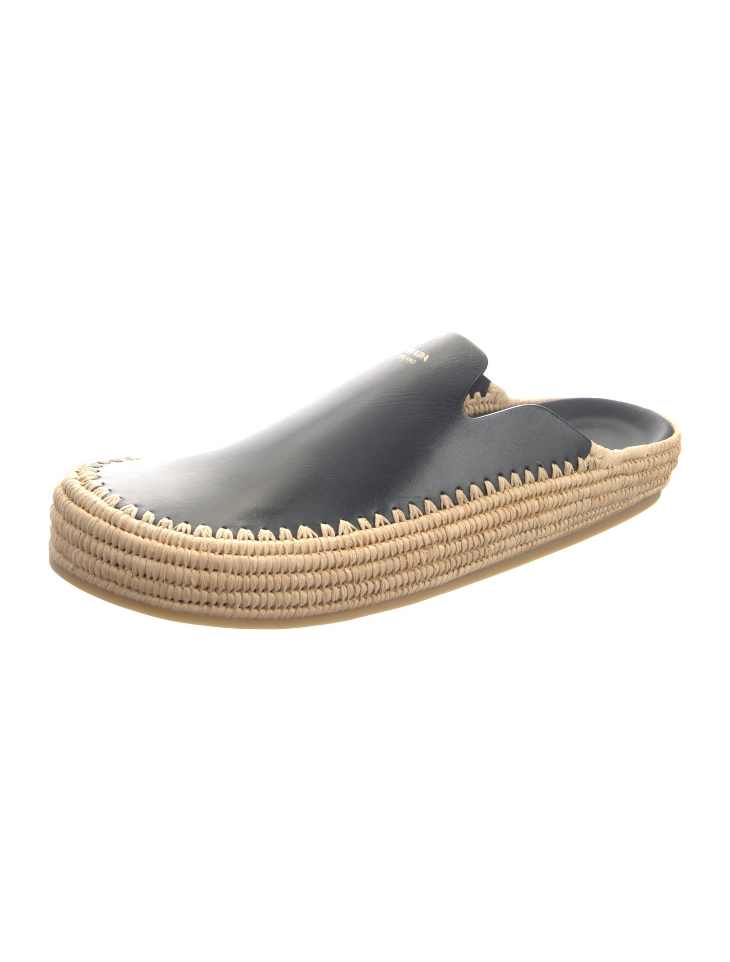 Prada Leather Espadrilles