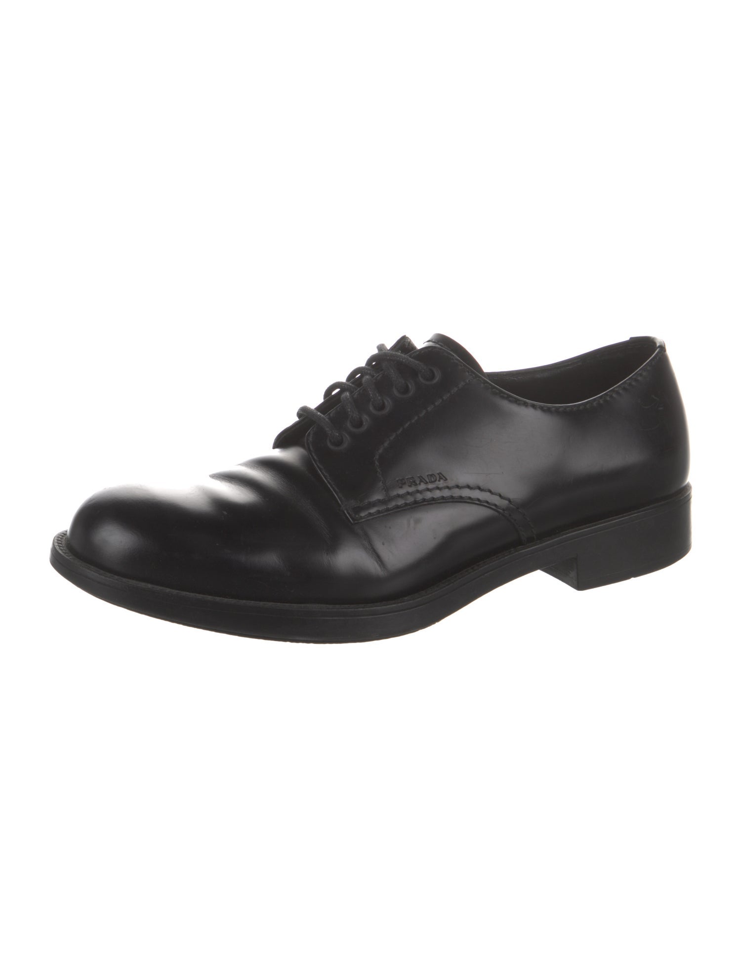 Prada Leather Derby Shoes