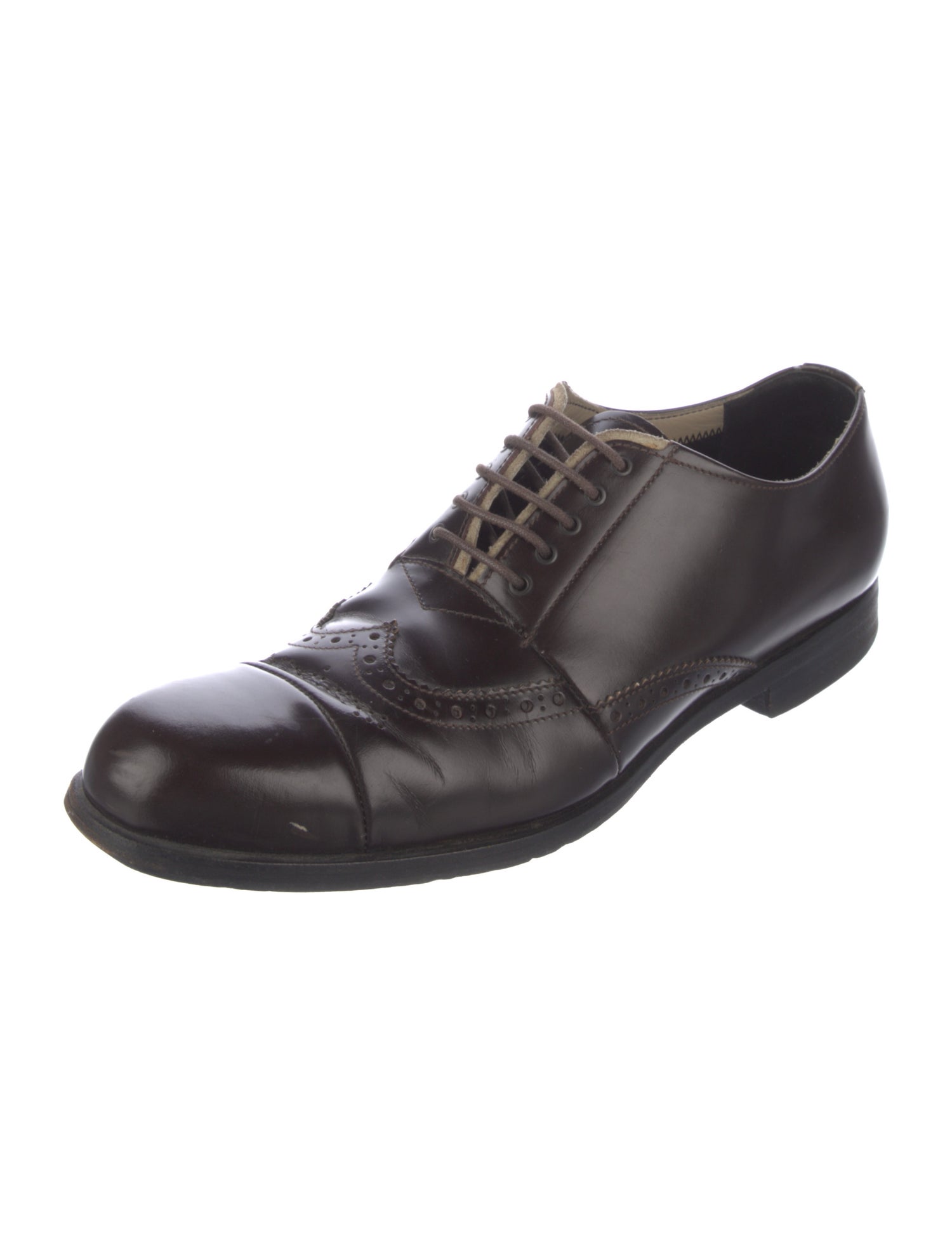 Prada Patent Leather Derby Shoes