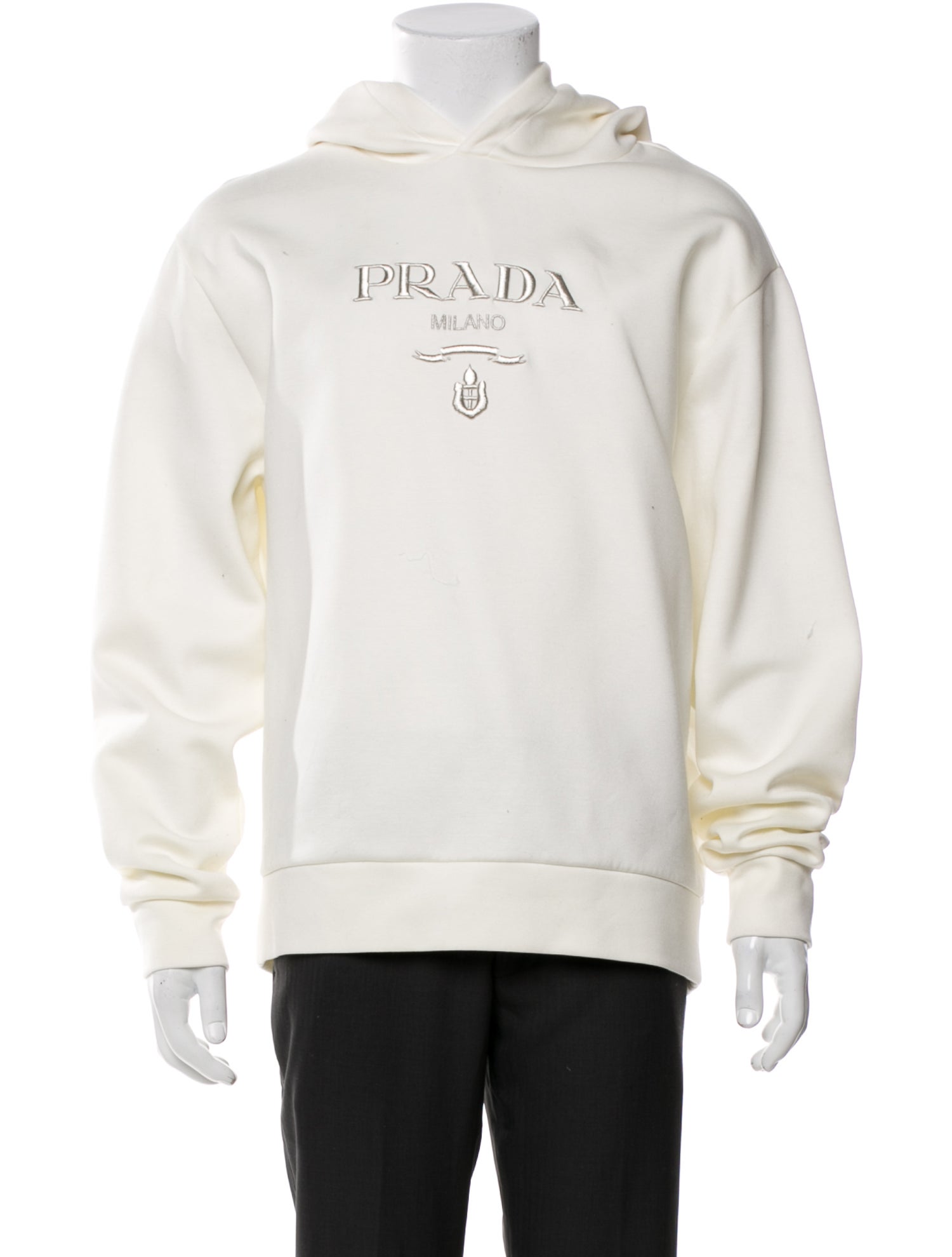 Prada 2022 Graphic Print Hoodie