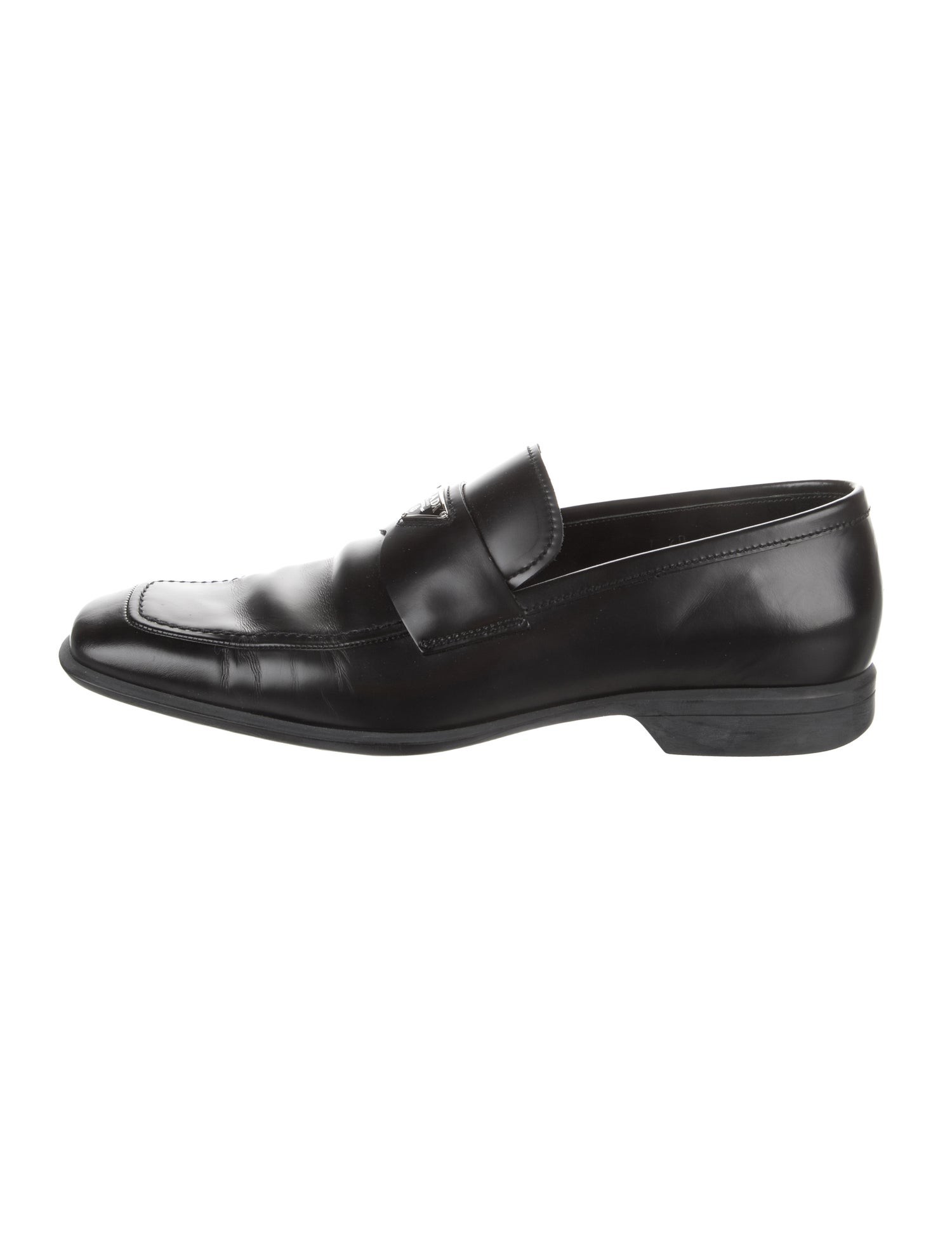 Prada Leather Dress Loafers