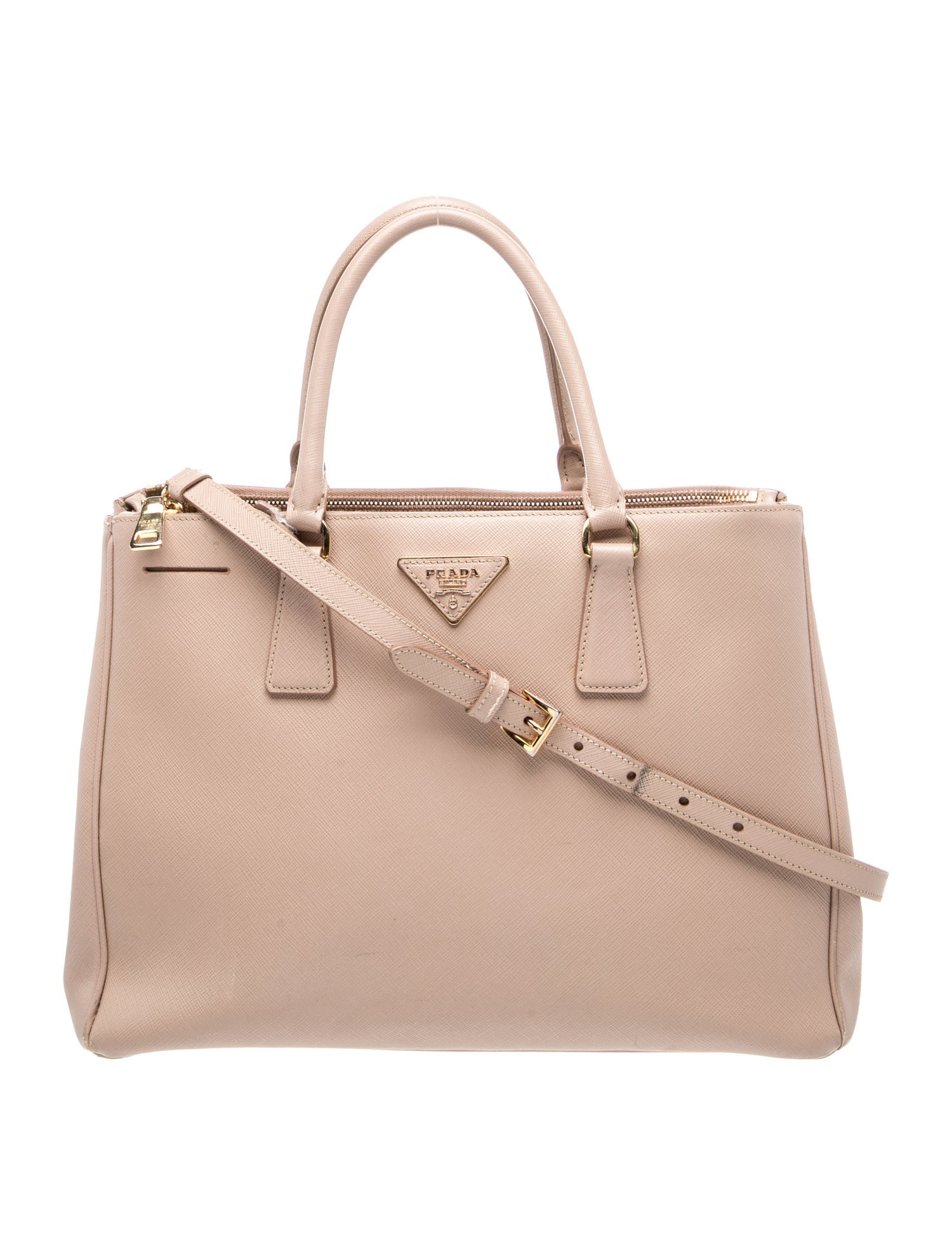 Prada Saffiano Leather Galleria Double Zip Medium